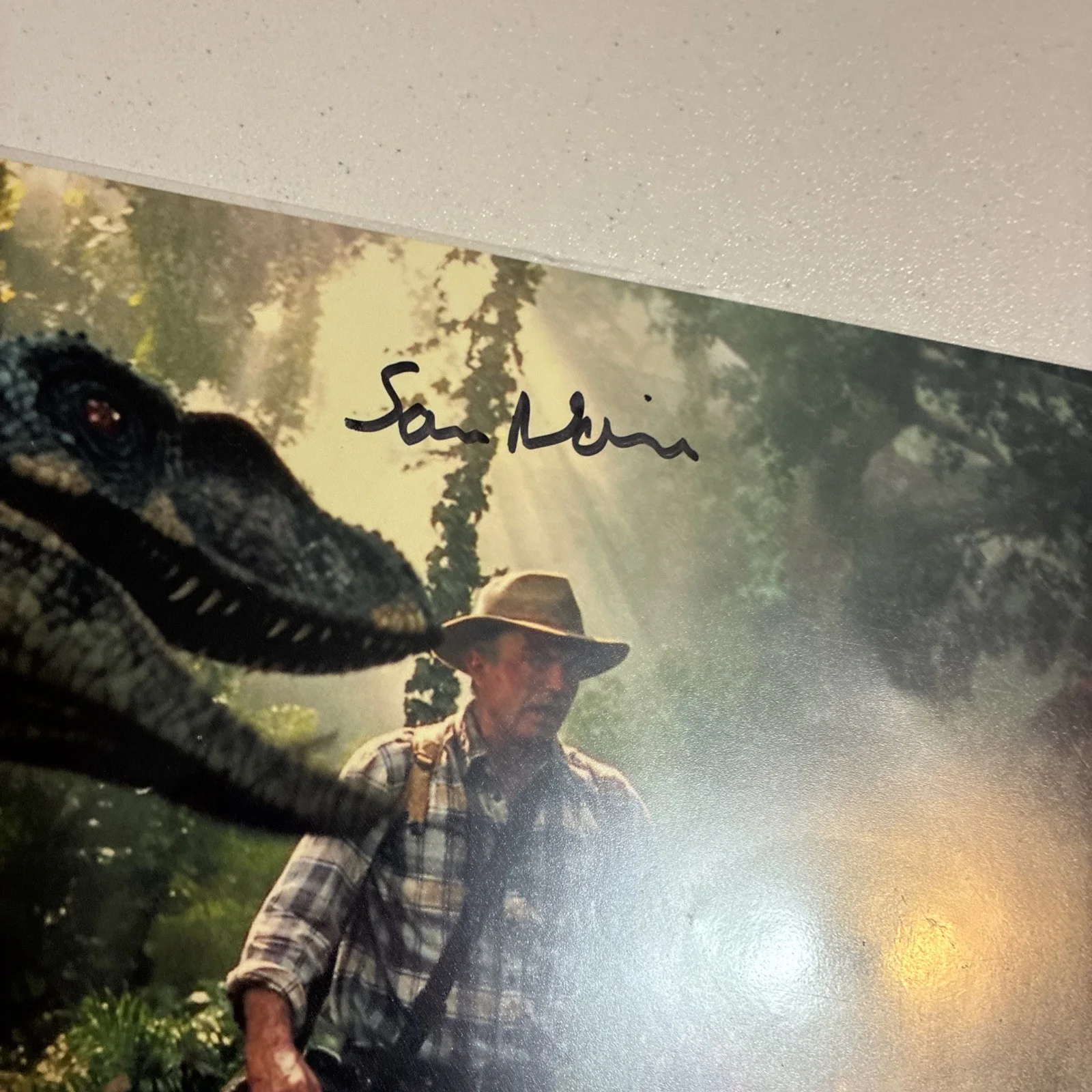 Authentic Actor Sam Neill Signed 8x10 Photo Of Jurassic Park, изображение 3