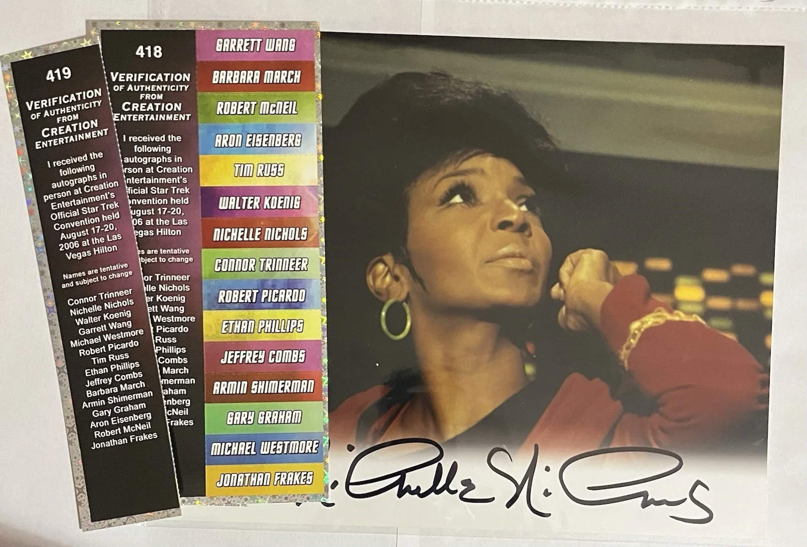 Nichelle Nichols — Nichelle Nichols Signed STAR TREK UHURA Photo 8x10 Autograph CE AUTHENTICITY, изображение 3