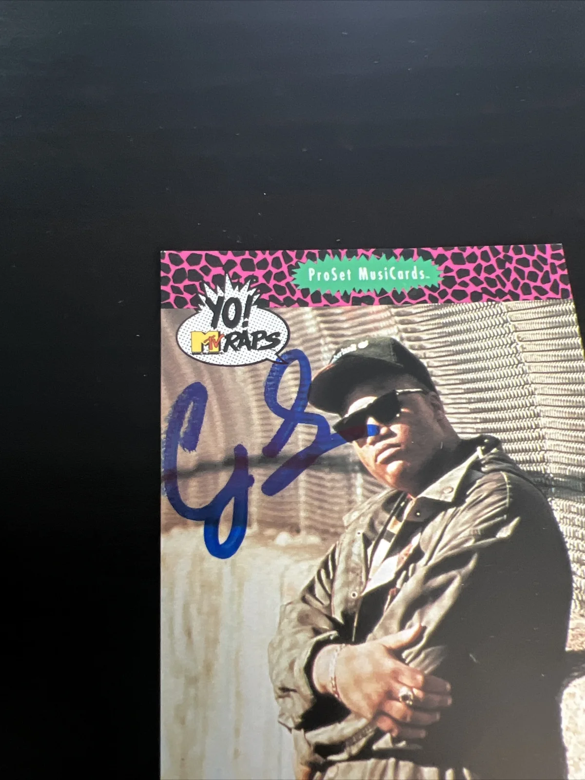 Craig G SIGNED 90'S YO! MTV RAPS TRADING CARD Juice Crew #110 Cold Chillin 4, image 2