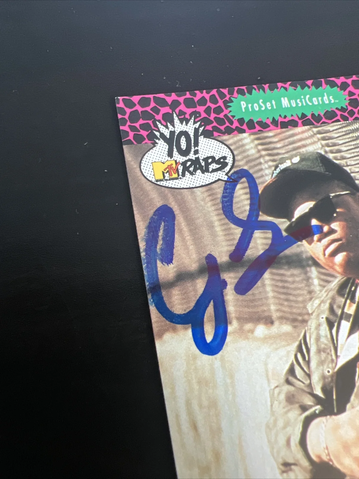 Craig G SIGNED 90'S YO! MTV RAPS TRADING CARD Juice Crew #110 Cold Chillin 4, image 3