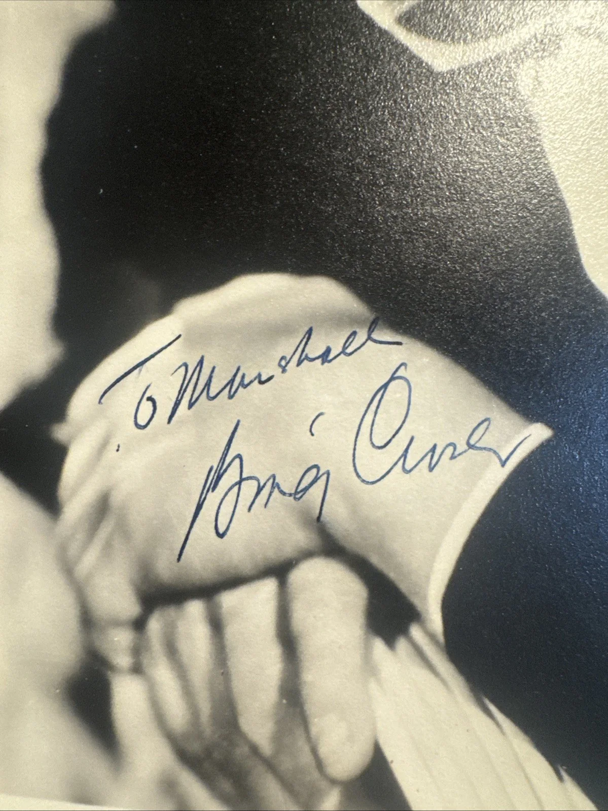 8 X 10 Autographed Photo Bing Crosby Vintage Movie Studio Agency Headshot, изображение 2