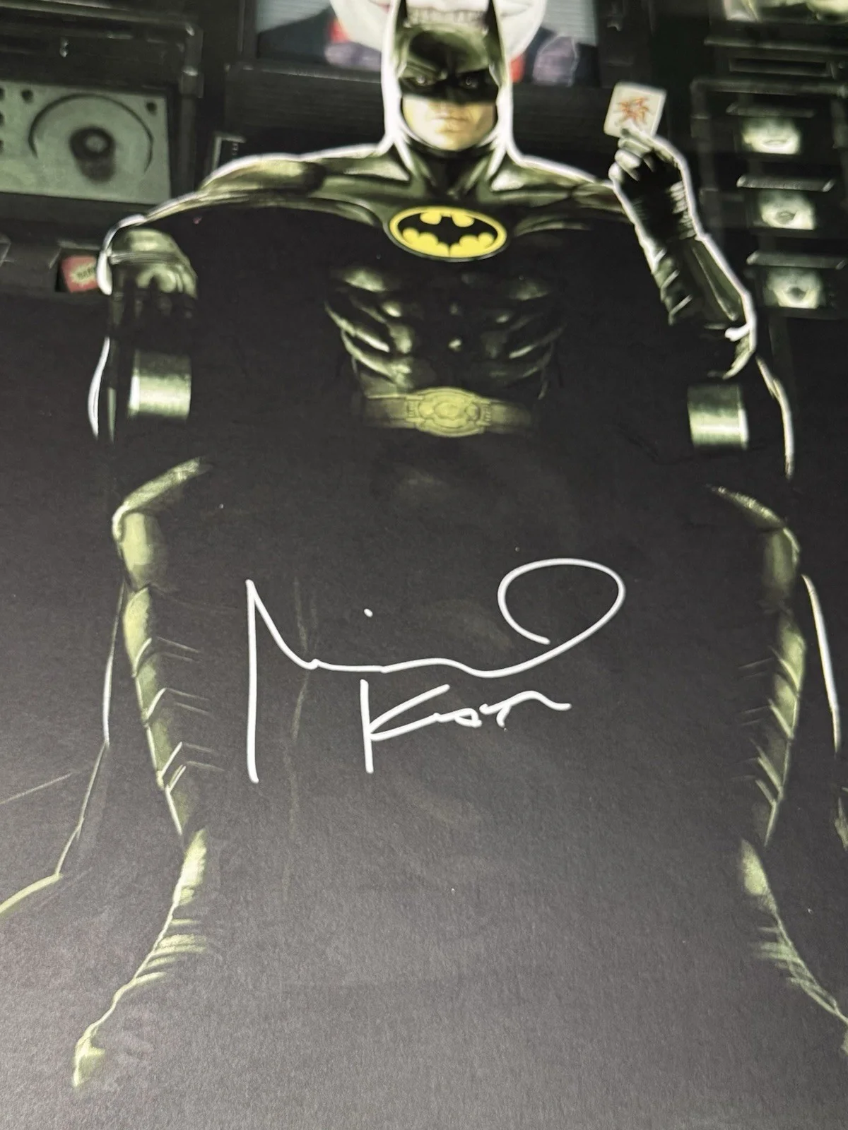 Micheal Keaton — Michael Keaton Signed Batman Poster Print Numbered 6/15 AP, image 2