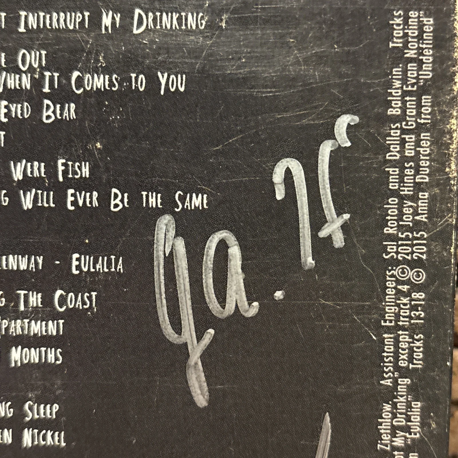 Signed Album Can I Be Happy? Joey Hines Josh Greenway Anna Duerden 2015 CD, изображение 4