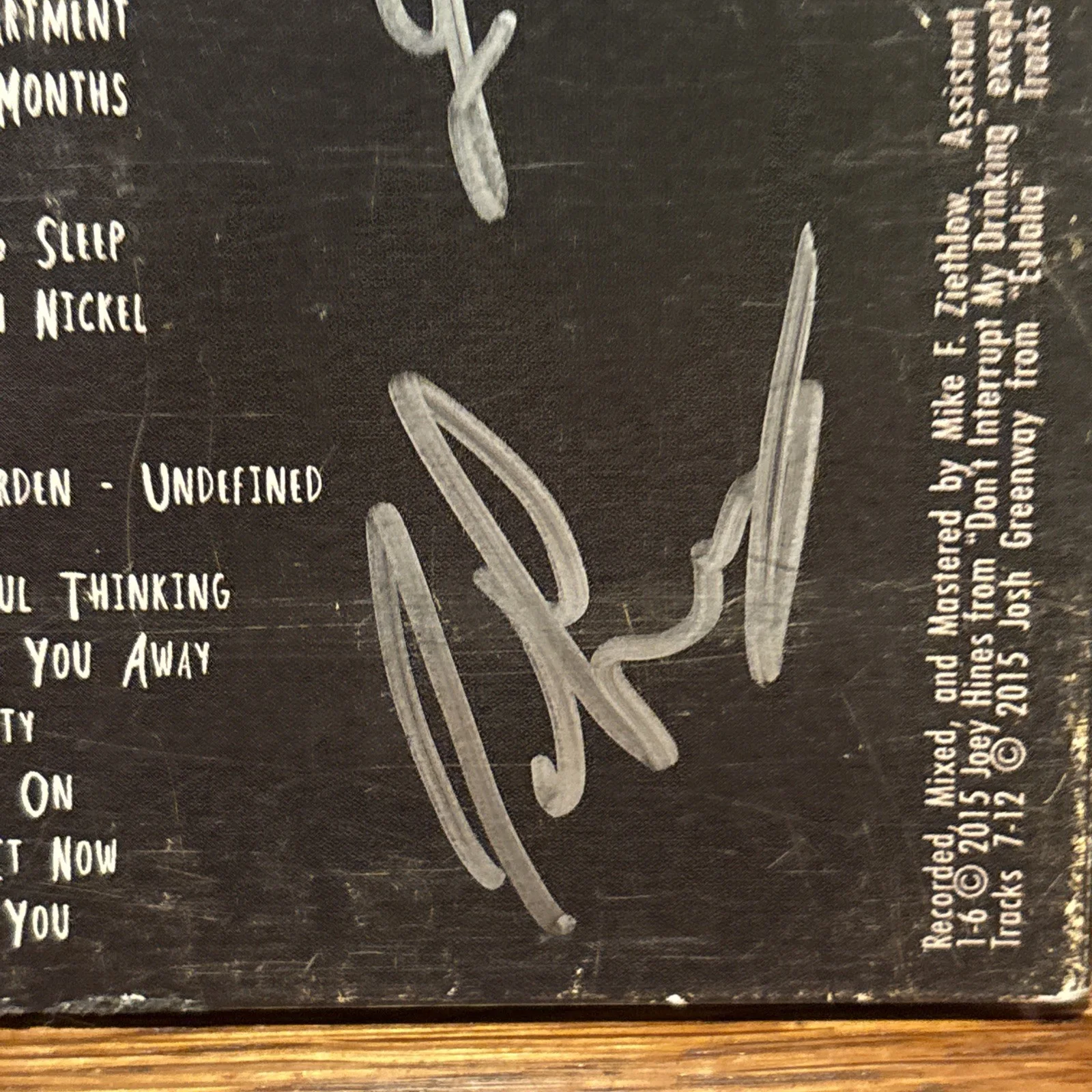 Signed Album Can I Be Happy? Joey Hines Josh Greenway Anna Duerden 2015 CD, изображение 5