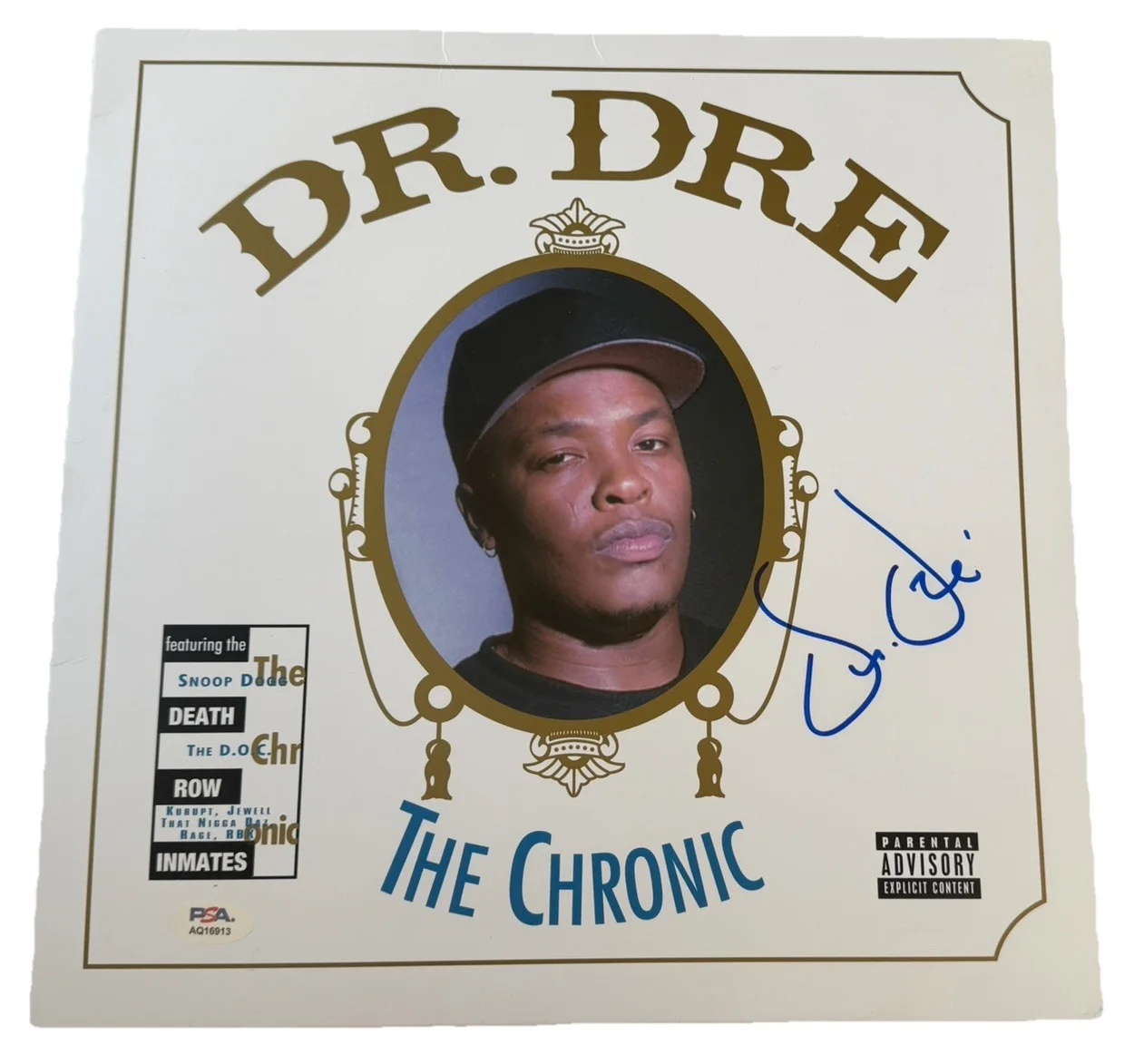 Dr. Dre Signed Autograph The Chronic Album Vinyl Record LP PSA AUTO Andre Young, изображение 2