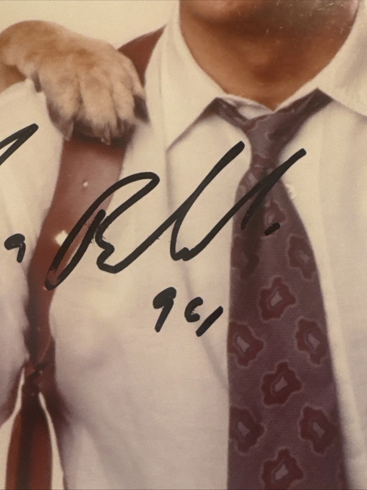 8 X 10 Autographed Photo Jim Belushi K-9 Cop Vintage Movie Studio Still, изображение 4