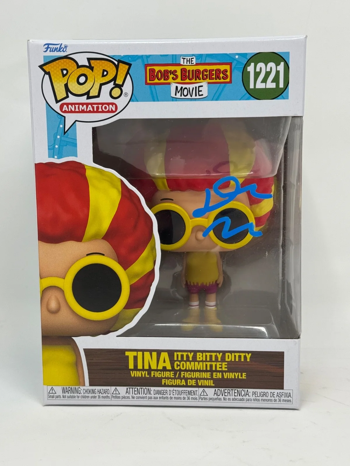 Dan Mintz — Dan Mintz "Bob's Burgers" Signed Autograph Tina 1221 Funko Pop Beckett COA, изображение 2