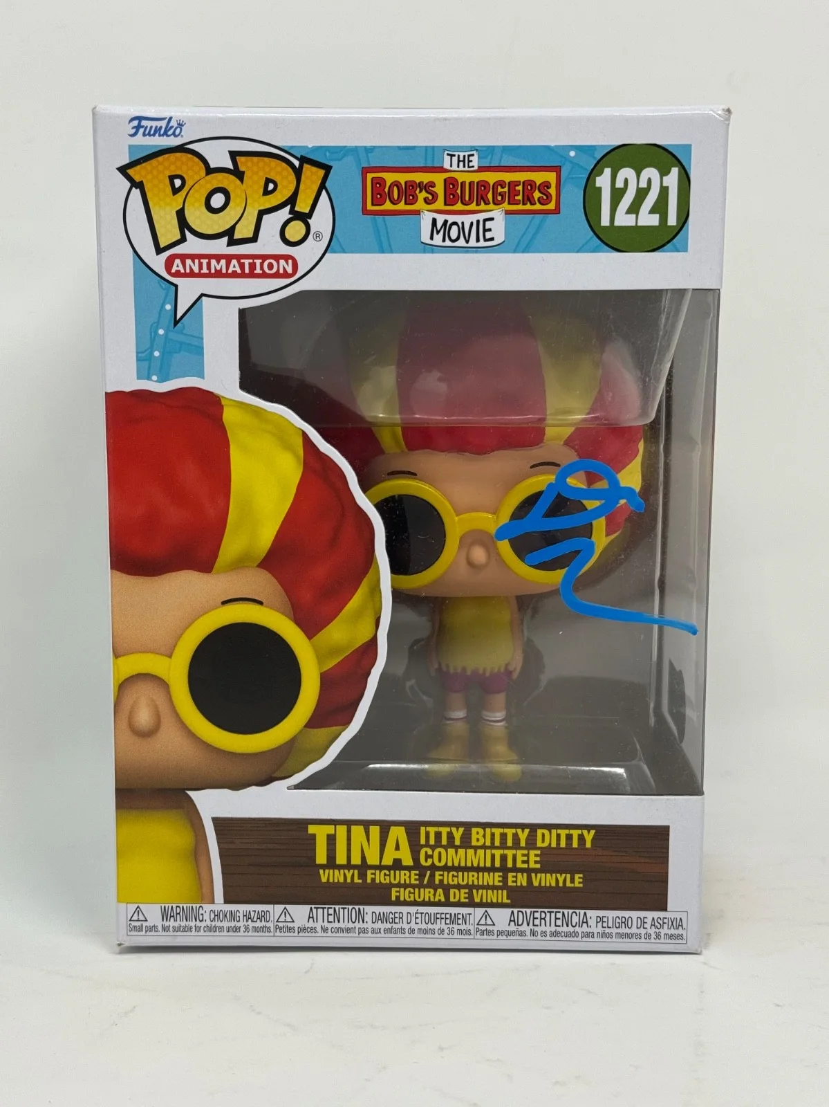 Dan Mintz — Dan Mintz "Bob's Burgers" Signed Autograph Tina 1221 Funko Pop Beckett COA, изображение 4