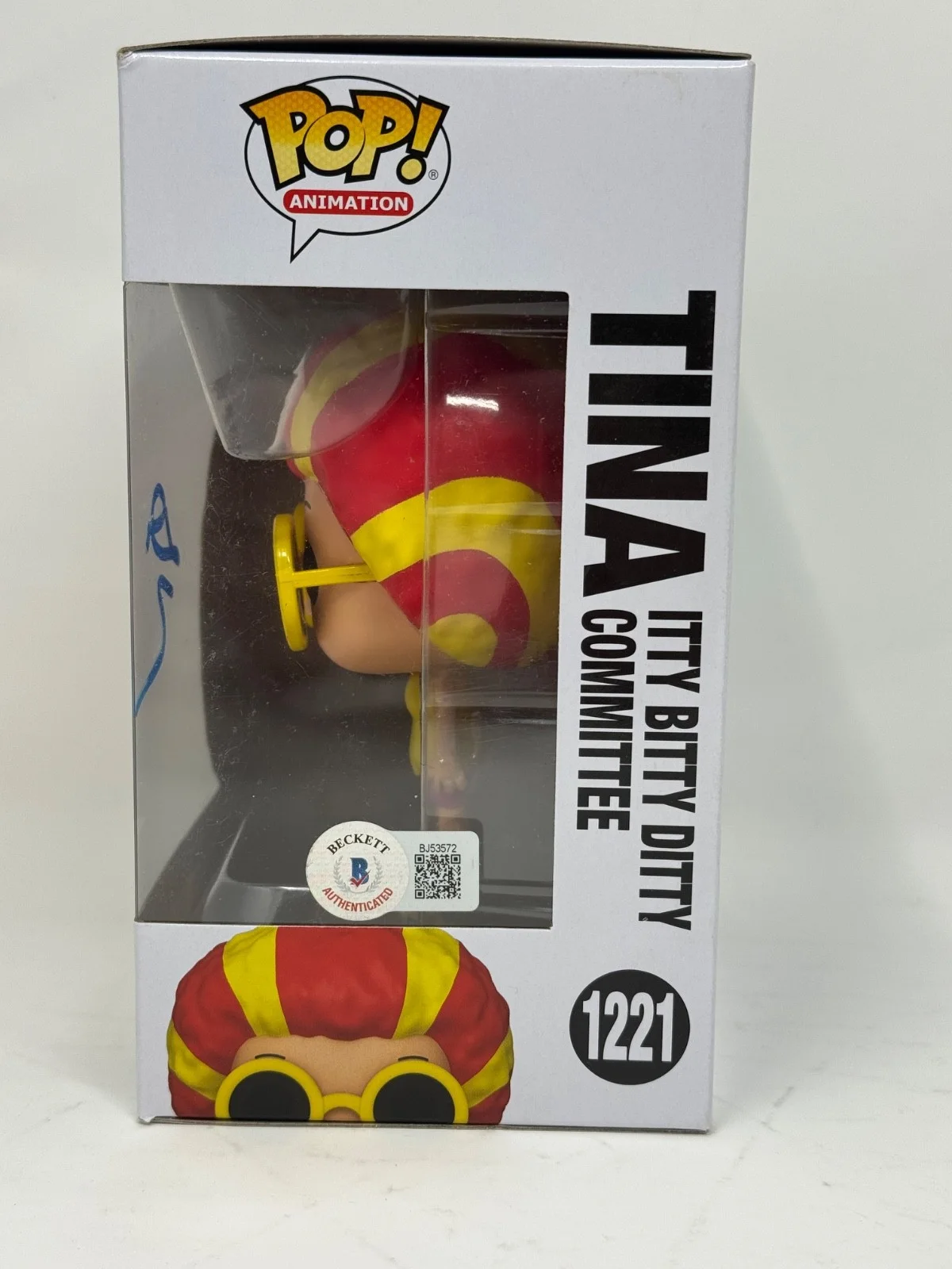 Dan Mintz — Dan Mintz "Bob's Burgers" Signed Autograph Tina 1221 Funko Pop Beckett COA, изображение 5