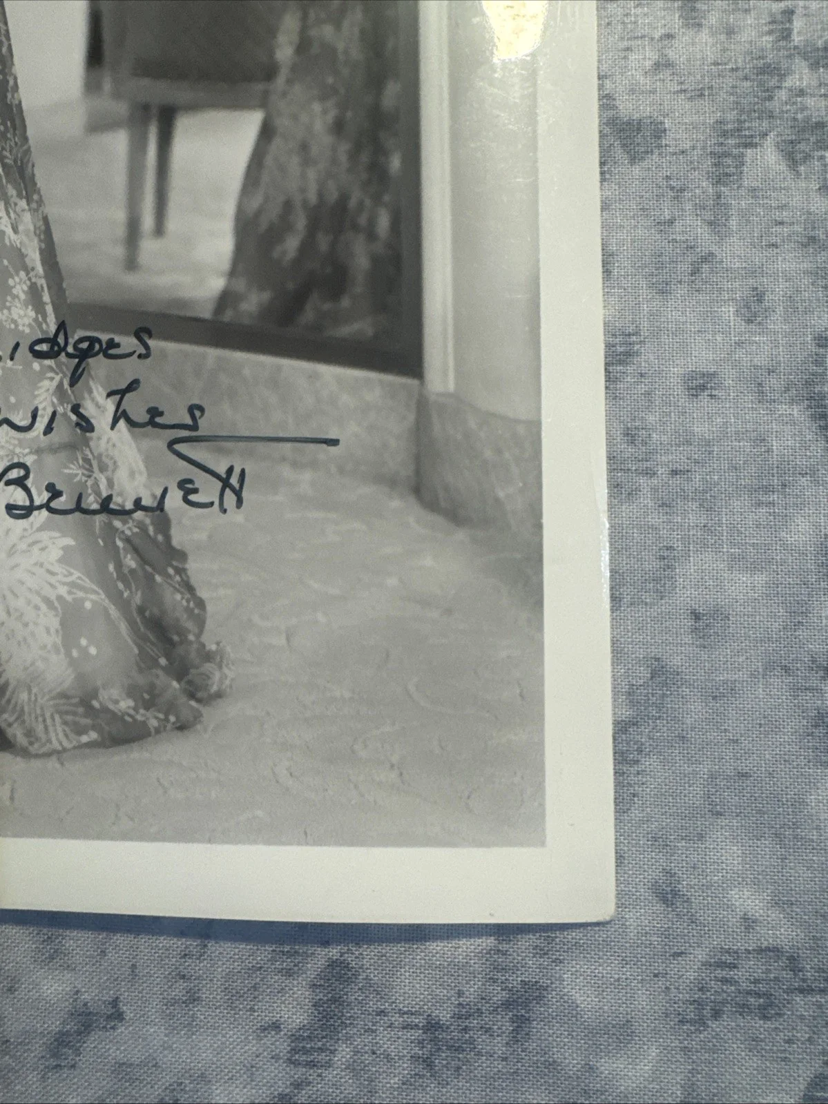 8 X 10 Autographed Photo Joan Bennett Vintage Movie Studio Still, image 3