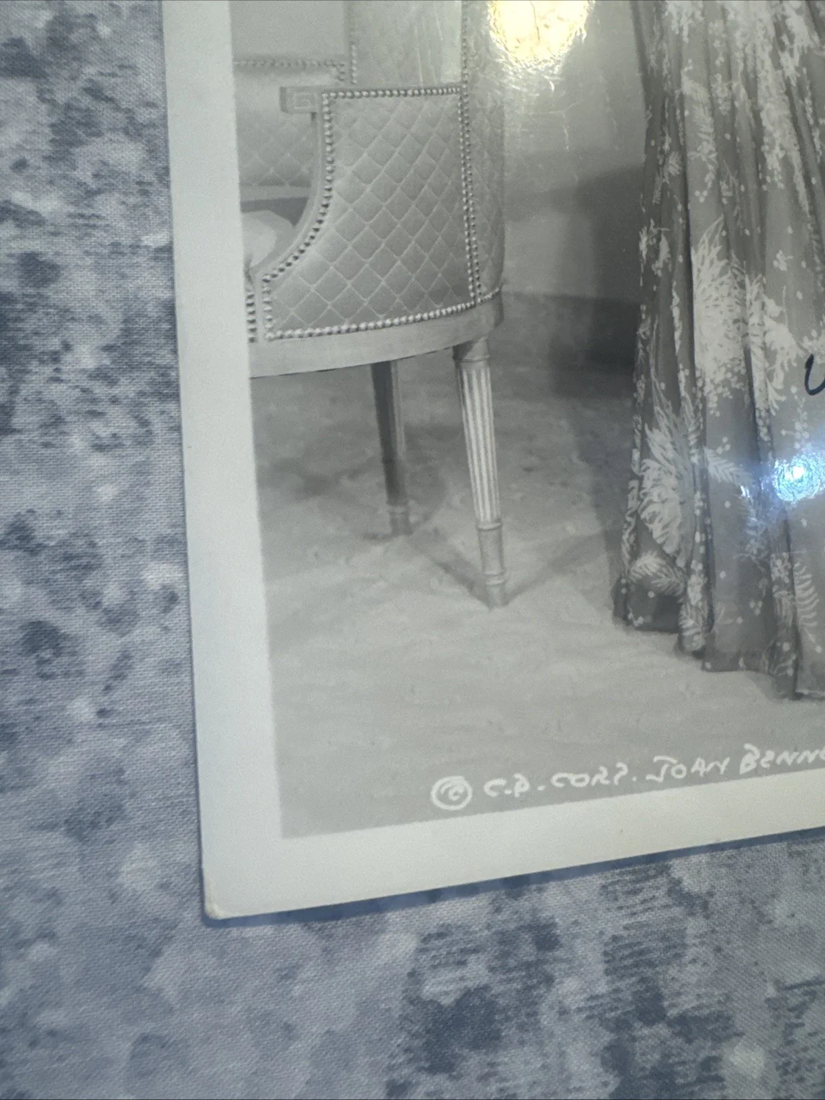 8 X 10 Autographed Photo Joan Bennett Vintage Movie Studio Still, image 5