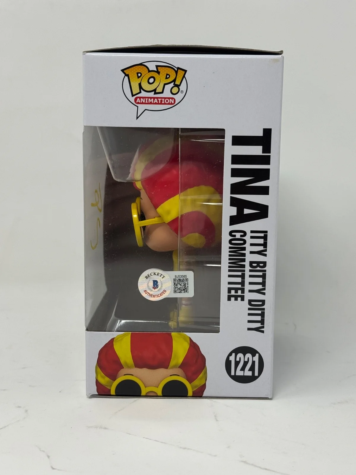 Dan Mintz — Dan Mintz "Bob's Burgers" Signed Autograph Tina 1221 Funko Pop Beckett COA, изображение 4