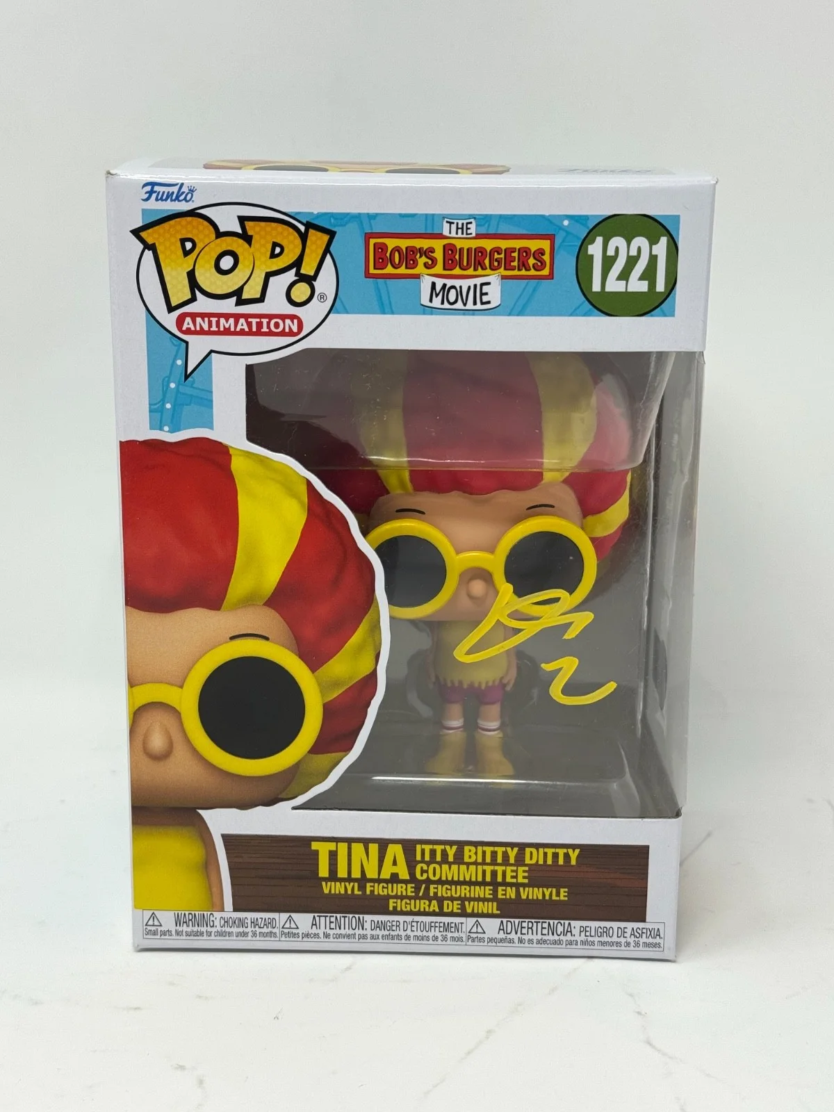 Dan Mintz — Dan Mintz "Bob's Burgers" Signed Autograph Tina 1221 Funko Pop Beckett COA, изображение 5