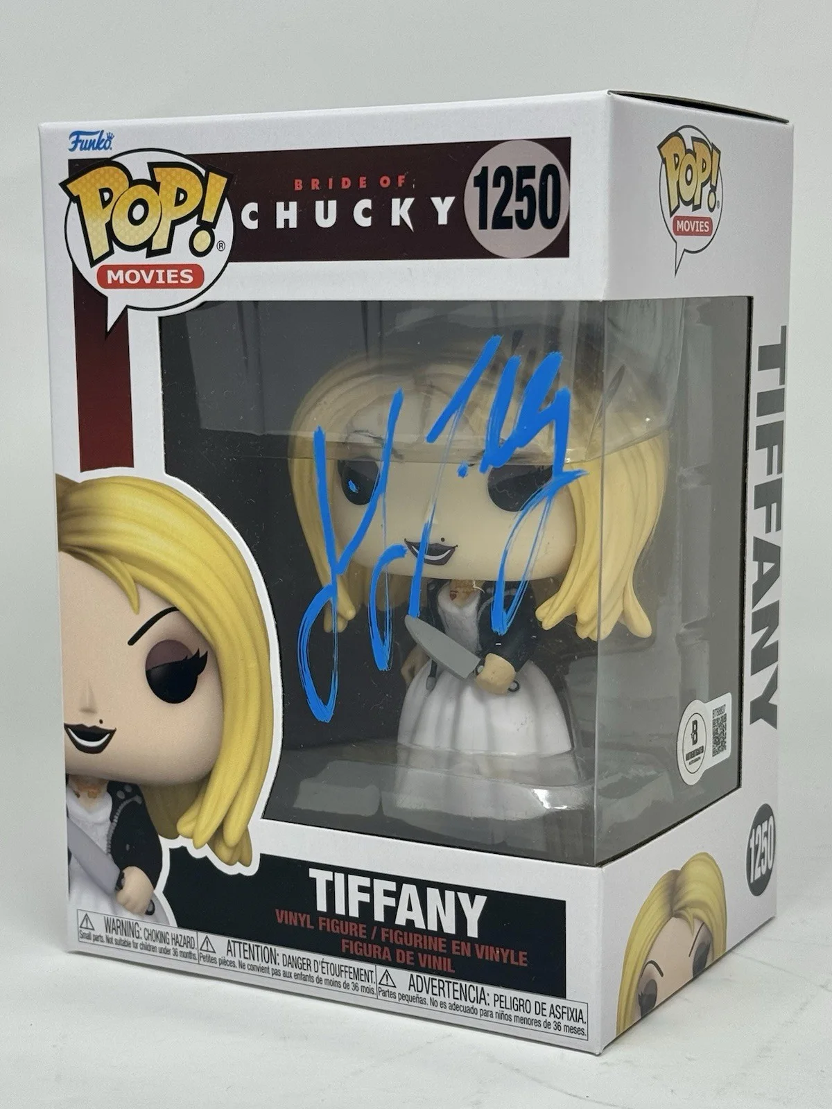 Jennifer Tilly — Jennifer Tilly "Bride of Chucky" Signed Tiffany Funko Pop Autograph Beckett COA, изображение 2