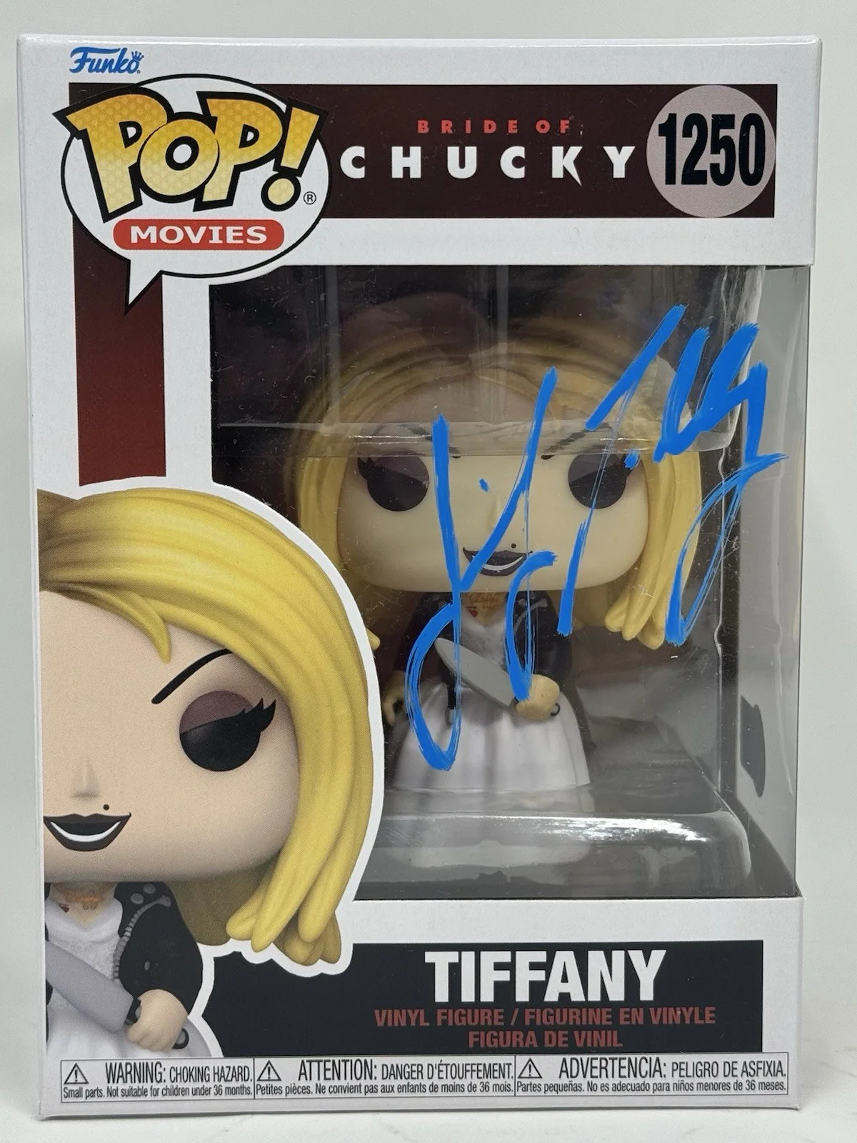 Jennifer Tilly — Jennifer Tilly "Bride of Chucky" Signed Tiffany Funko Pop Autograph Beckett COA, изображение 3