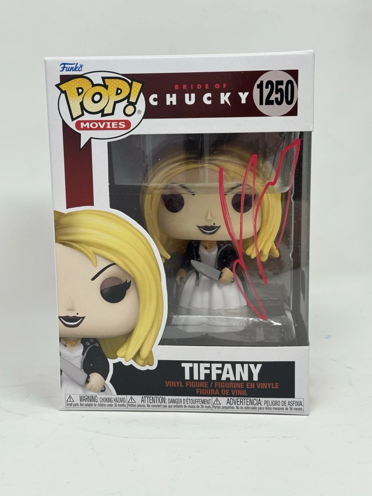 Jennifer Tilly — Jennifer Tilly "Bride of Chucky" Signed Tiffany Funko Pop Autograph Beckett COA, изображение 2