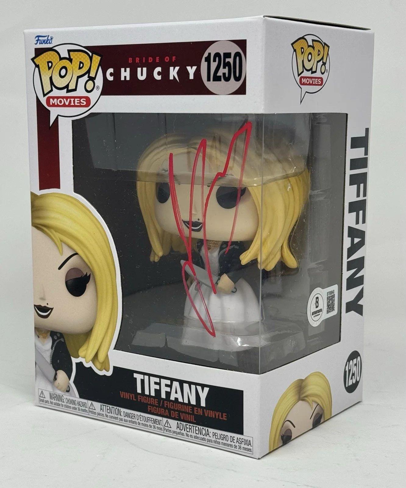 Jennifer Tilly — Jennifer Tilly "Bride of Chucky" Signed Tiffany Funko Pop Autograph Beckett COA, изображение 3