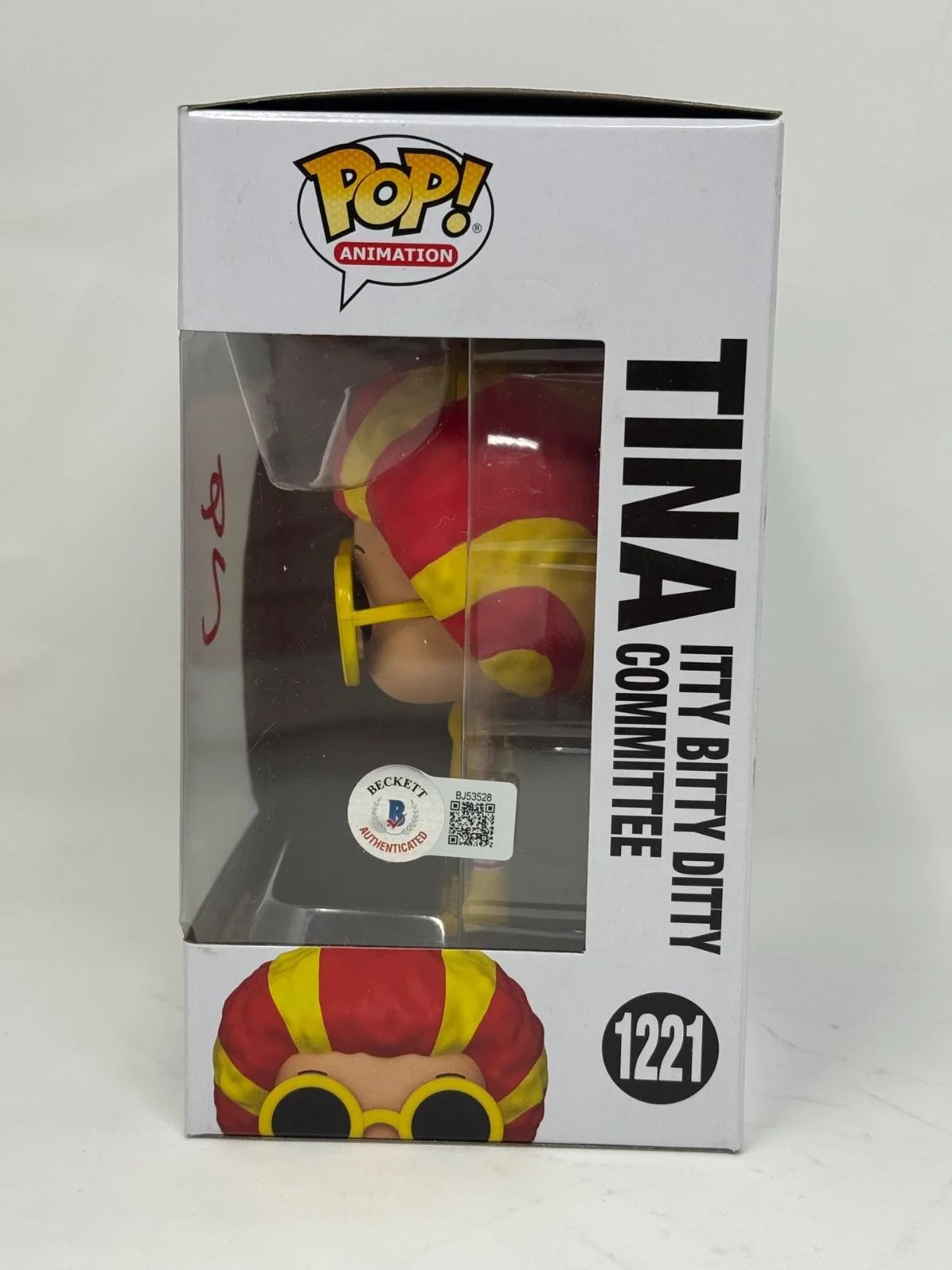 Dan Mintz — Dan Mintz "Bob's Burgers" Signed Autograph Tina 1221 Funko Pop Beckett COA, изображение 4