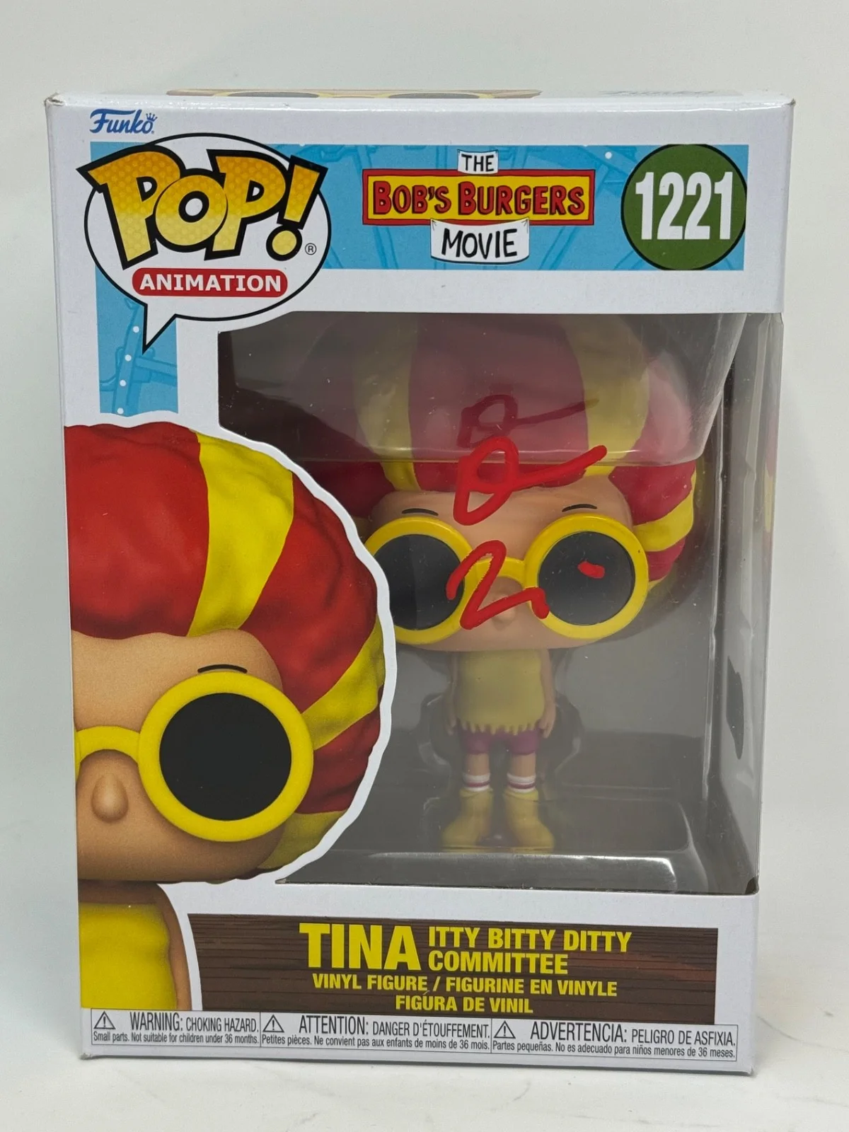 Dan Mintz — Dan Mintz "Bob's Burgers" Signed Autograph Tina 1221 Funko Pop Beckett COA, изображение 5