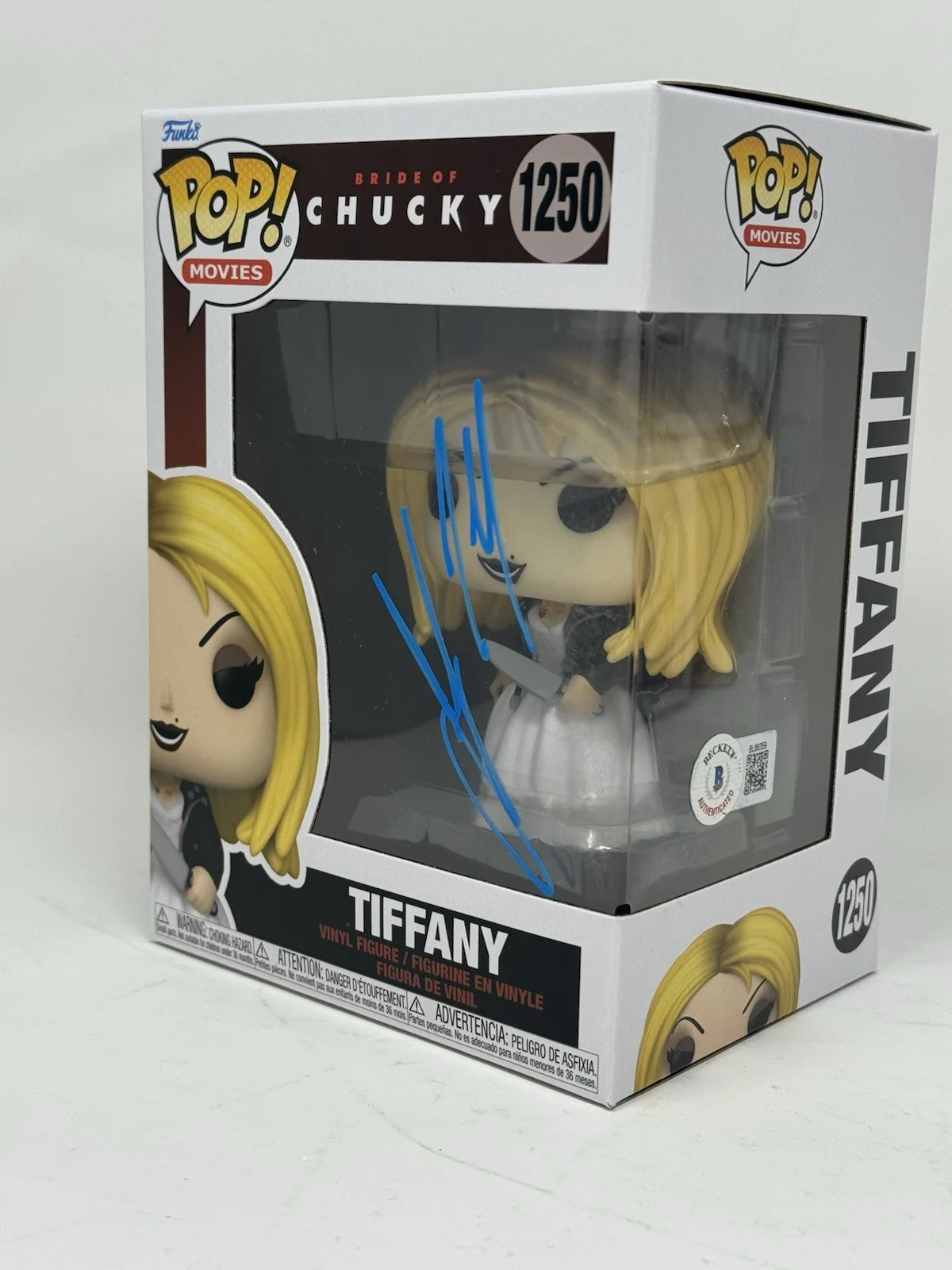 Jennifer Tilly — Jennifer Tilly "Bride of Chucky" Signed Tiffany Funko Pop Autograph Beckett COA, изображение 3