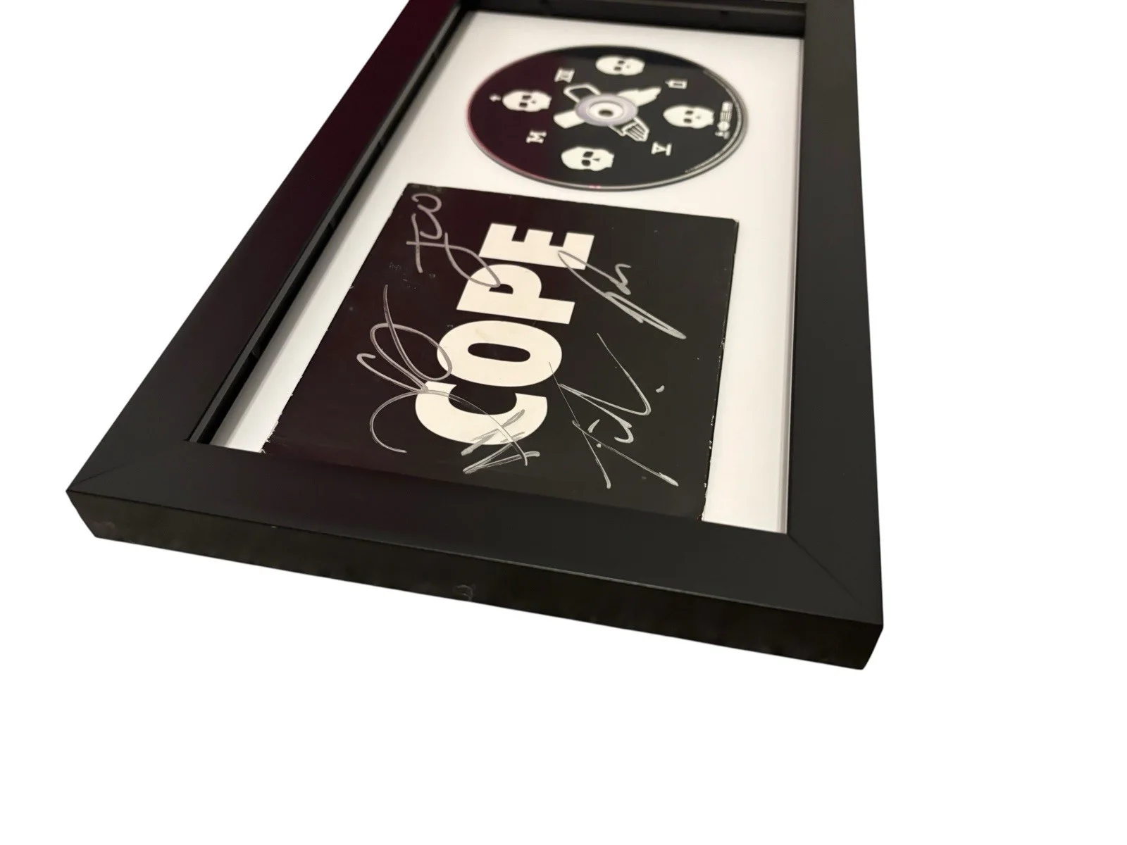 MANCHESTER ORCHESTRA SIGNED AUTOGRAPH COPE FRAMED CD ANDY HULL TIM VERY +3 JSA, image 4