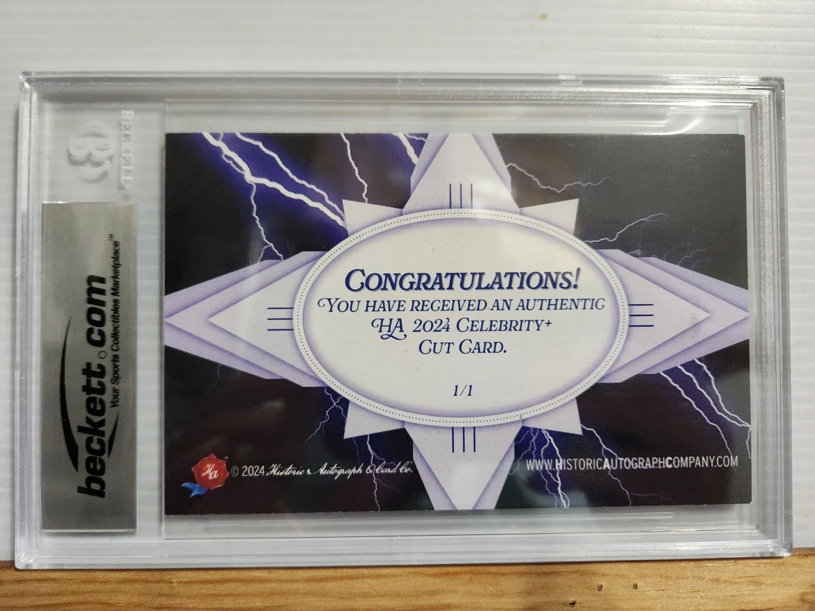 Collette Lyons — Horace McMahon 2024 Historic Autographs Celebrity+Auto Naked City 1/1, изображение 5