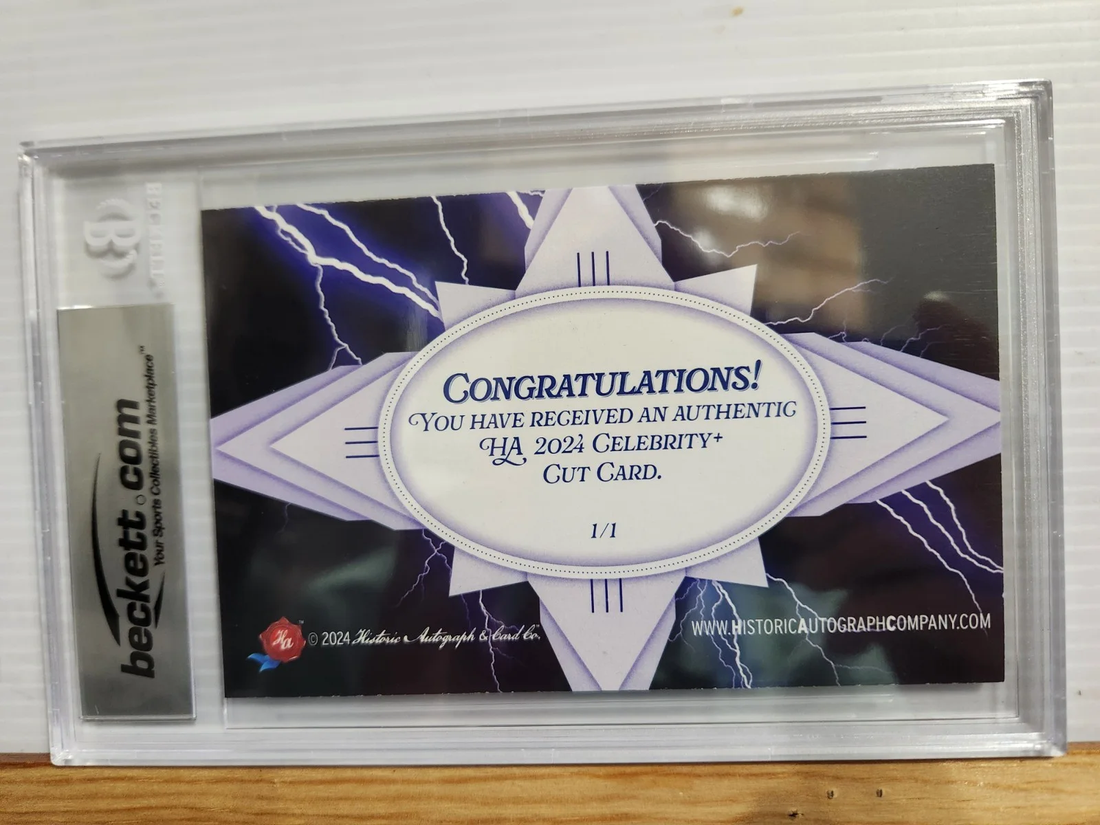 Collette Lyons — Collette Lyons 2024 Historic Autographs Celebrity+Frisco Sal 1/1, изображение 4