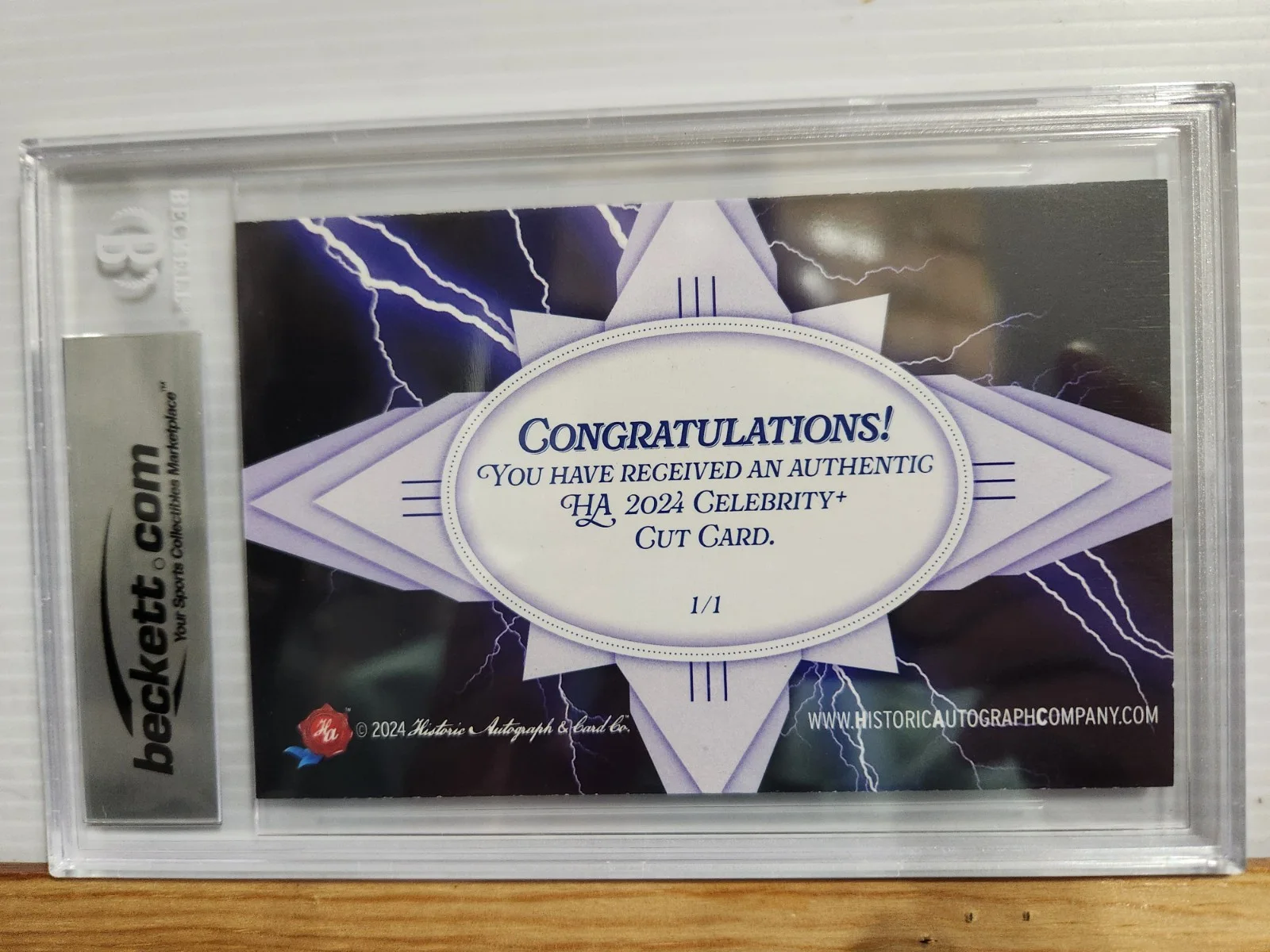 Collette Lyons — Collette Lyons 2024 Historic Autographs Celebrity+Frisco Sal 1/1, изображение 5
