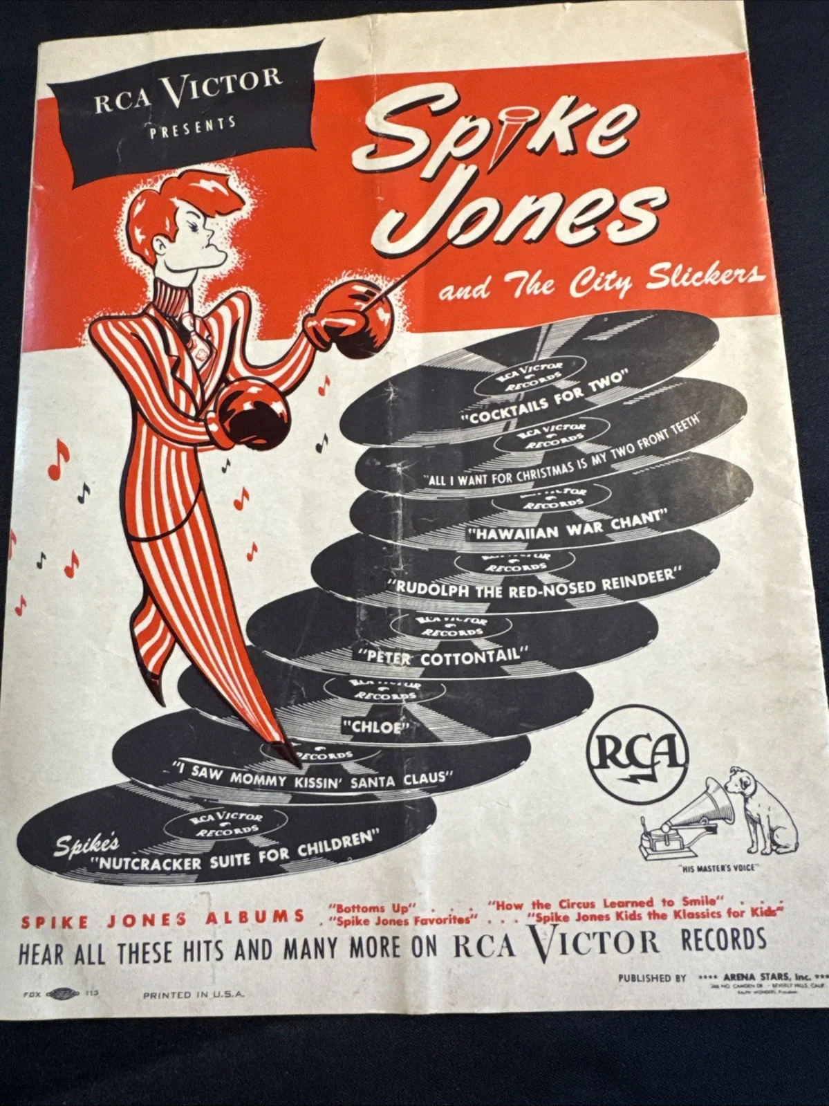 Vintage Spike Jones & His Musical Insanities Souvenir Program 1942, image 2