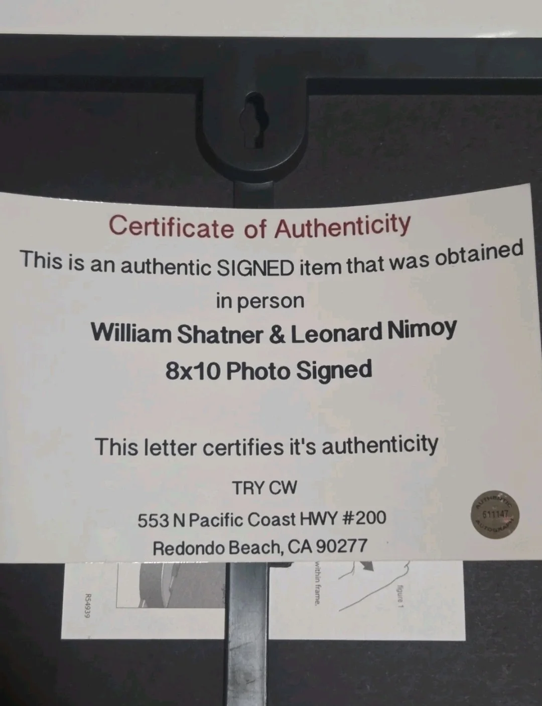 William Shatner Leonard Nimoy signed 8x10 Picture Photo Pic autographed w/ COA, изображение 5