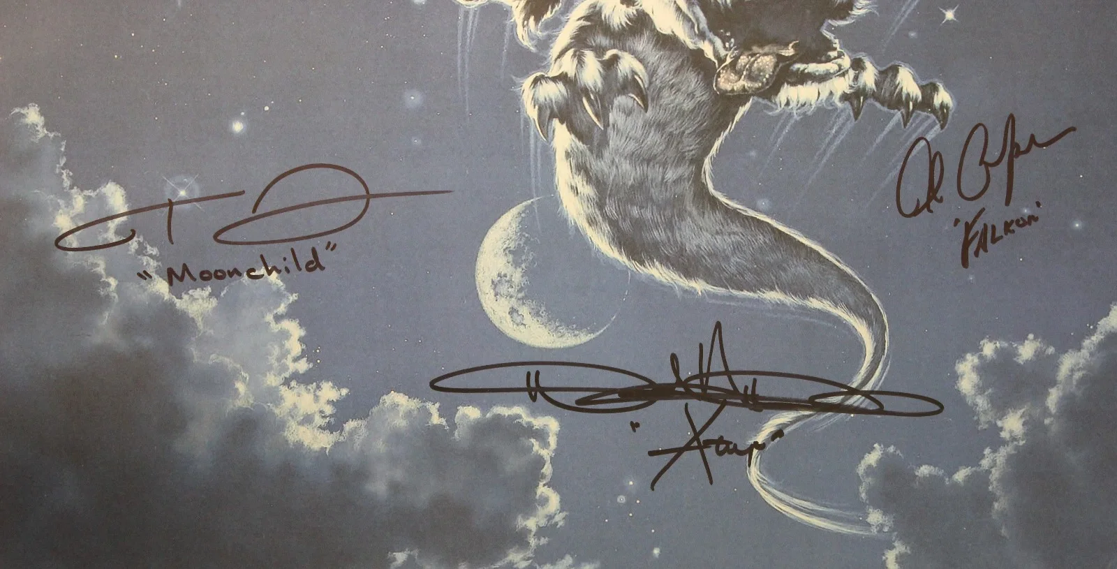 Noah Hathaway Alan O, Tami S, The Neverending Story 25x37" Print SIGNED ACOA, image 2