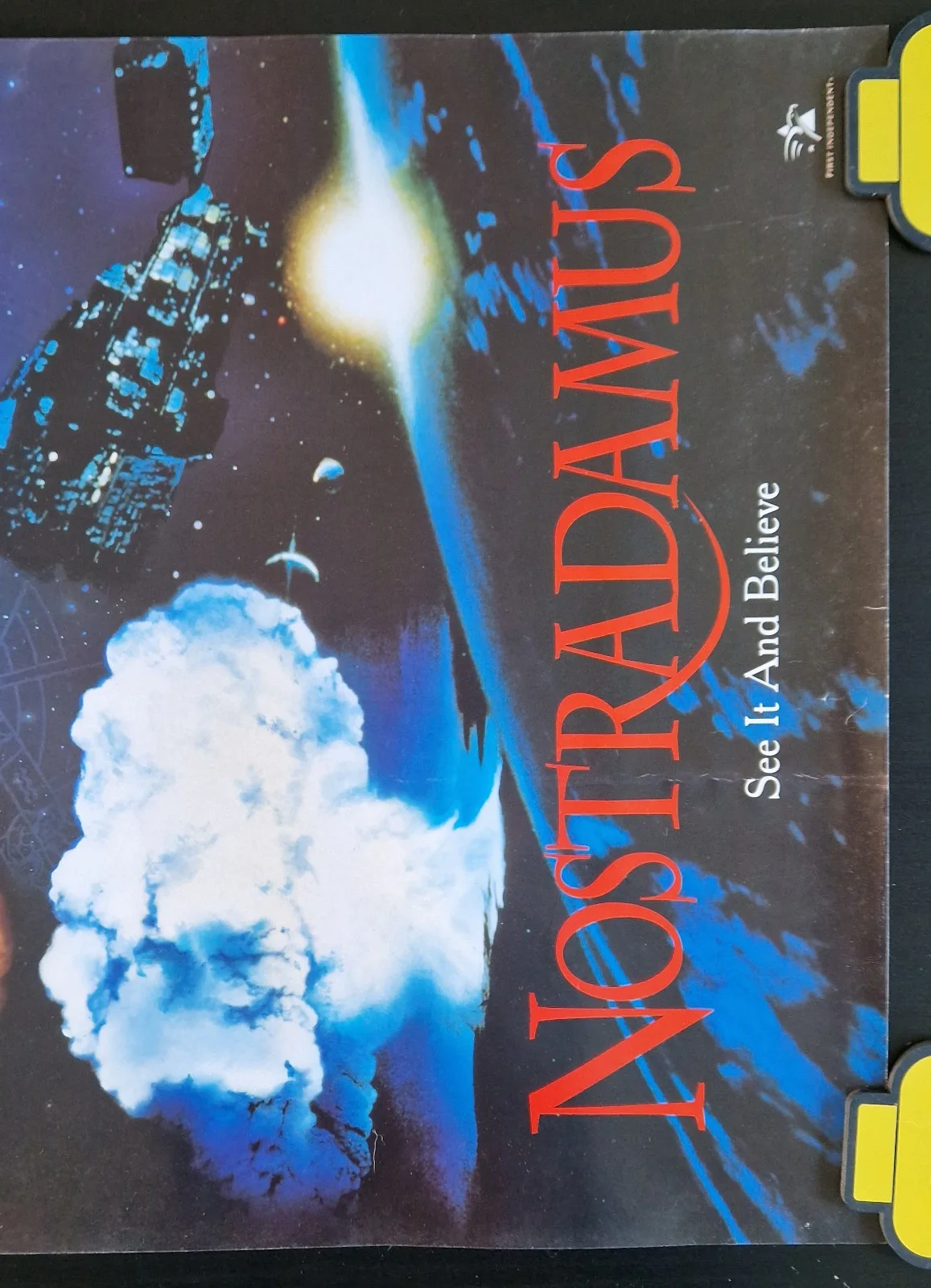 Nostradamus 1994 VHS Video Store Promo Poster – A2, изображение 3