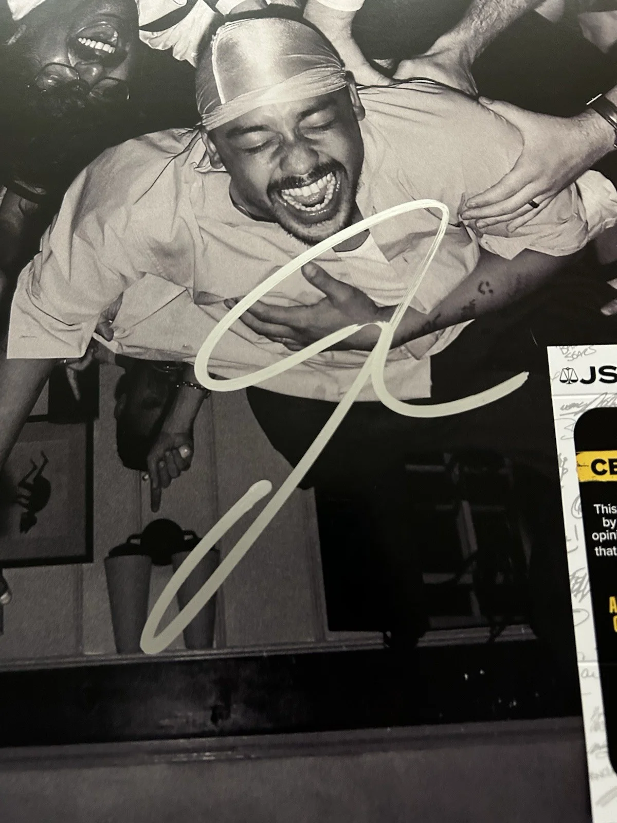 DIJON DUENAS SIGNED “BABY” VINYL LP RECORD HIGHER YAMAHA RARE - JSA COA, image 4