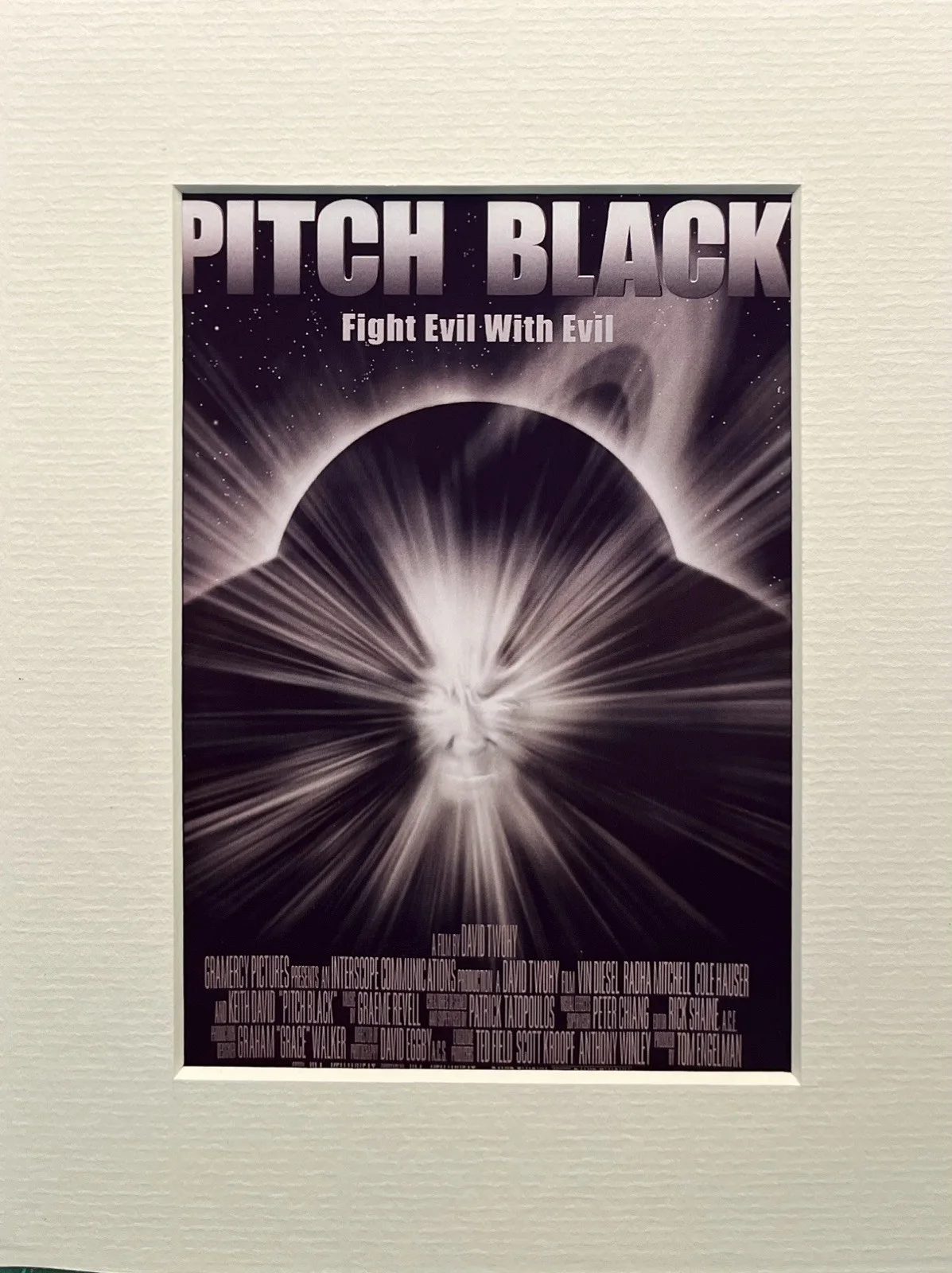 PITCH BLACK . 35mm Film Cell Mounted Display, image 3