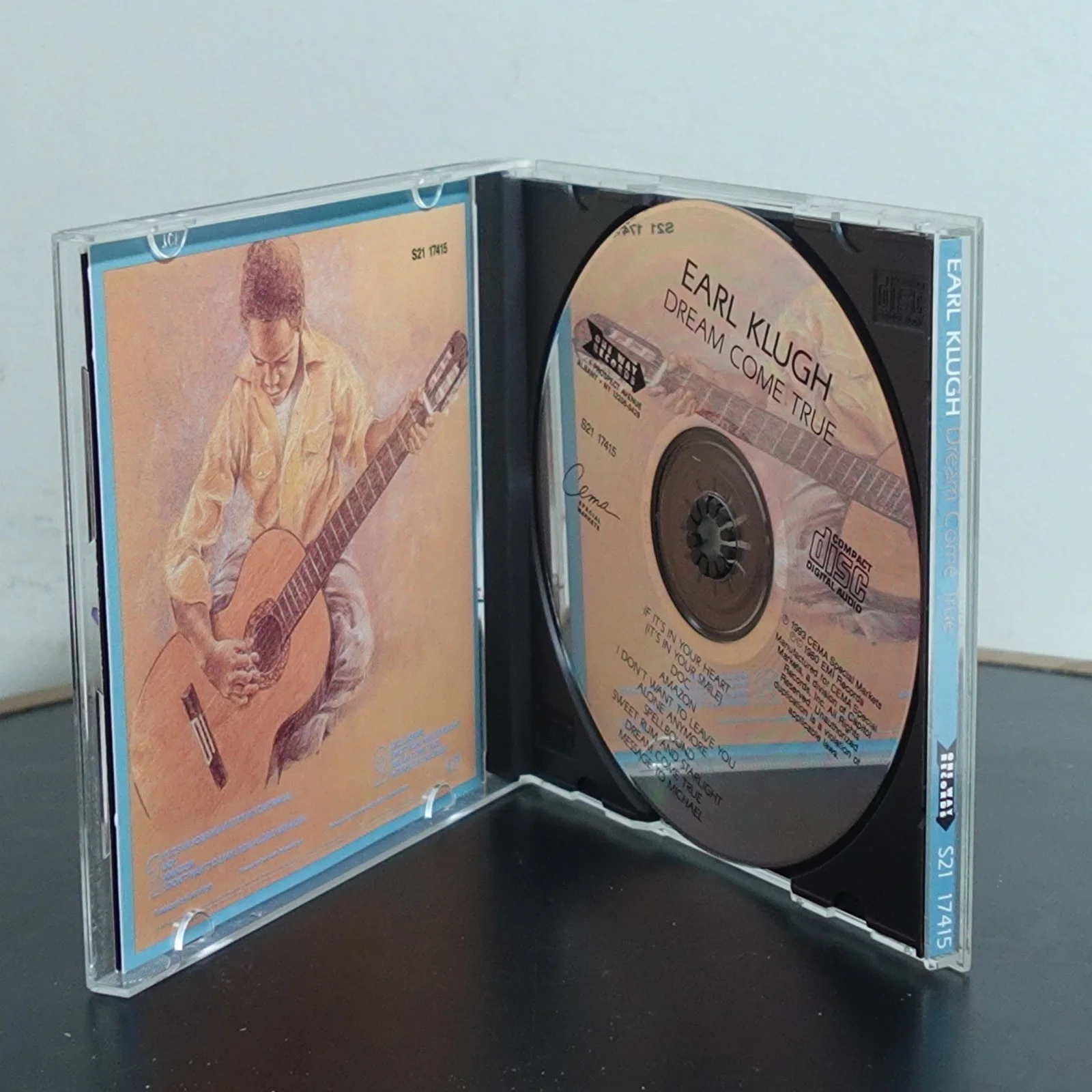 Earl Klugh Dream Come True Autographed CD Album 1993 Jazz Smooth Jazz, изображение 2