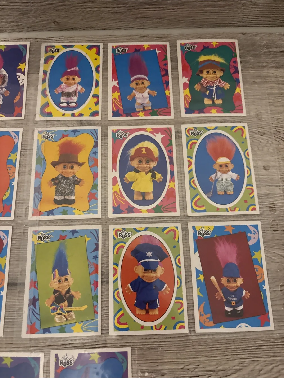 x27 Vintage 1992 RUSS TROLLS : Topps Trading Cards - 27 CARDS, изображение 3