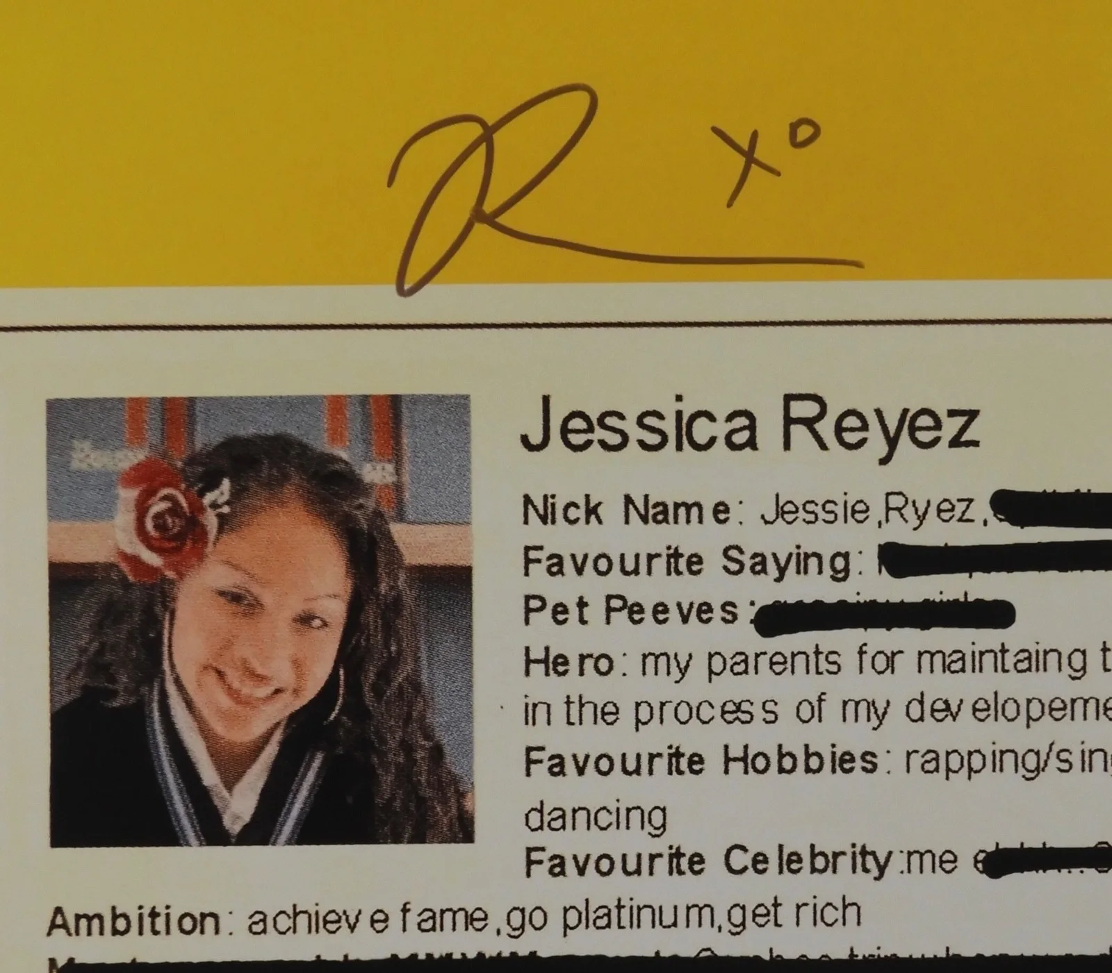 Jessie Reyez JSA Fully Signed Autograph Record Album Vinyl Paid In Memories, изображение 2