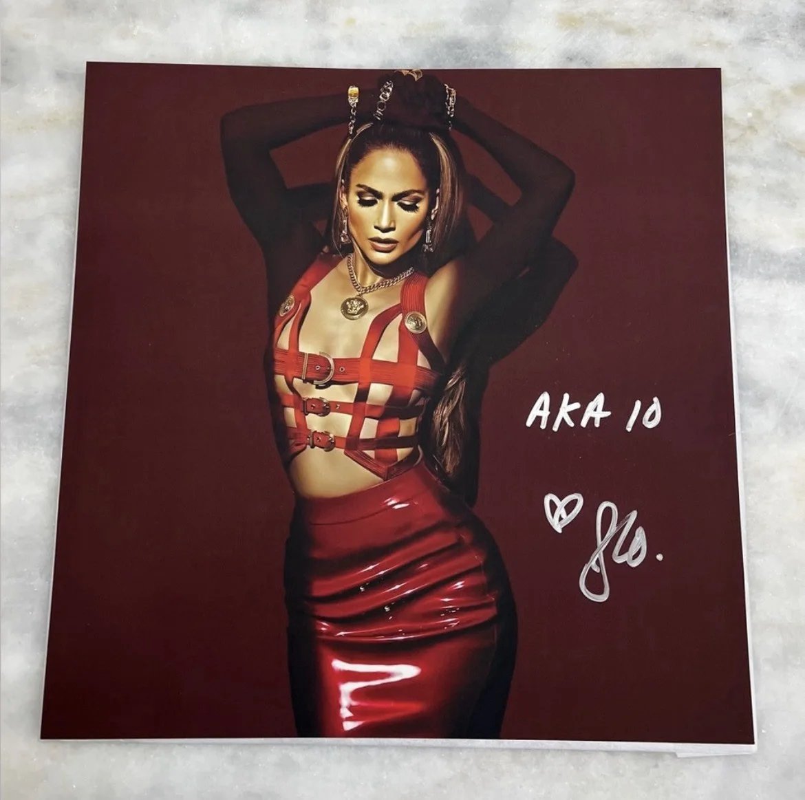 Jennifer Lopez SIGNED - A.K.A. 10 Yr. Anniversary Poster Limited /500 - In Hand, image 2