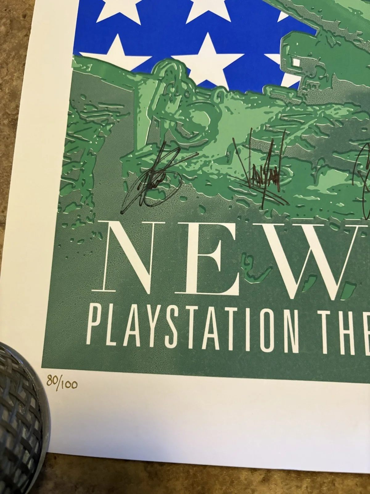 Limited Edition Signed & Numbered Sabaton Concert Poster 25x19 New York 2019, изображение 2