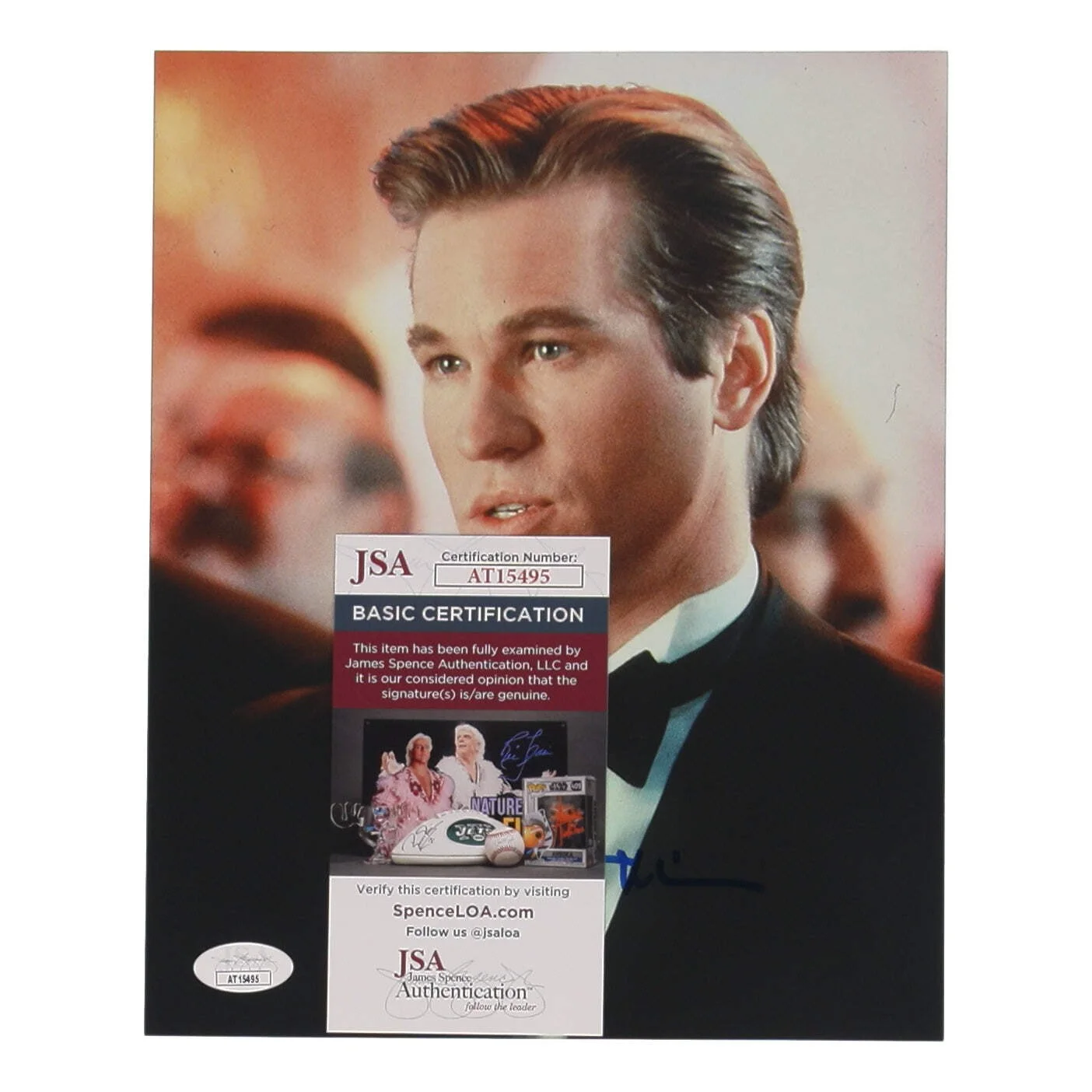 Val Kilmer — Val Kilmer Signed "Batman" 8x10 Photo (JSA) - Bruce Wayne / Batman, изображение 2