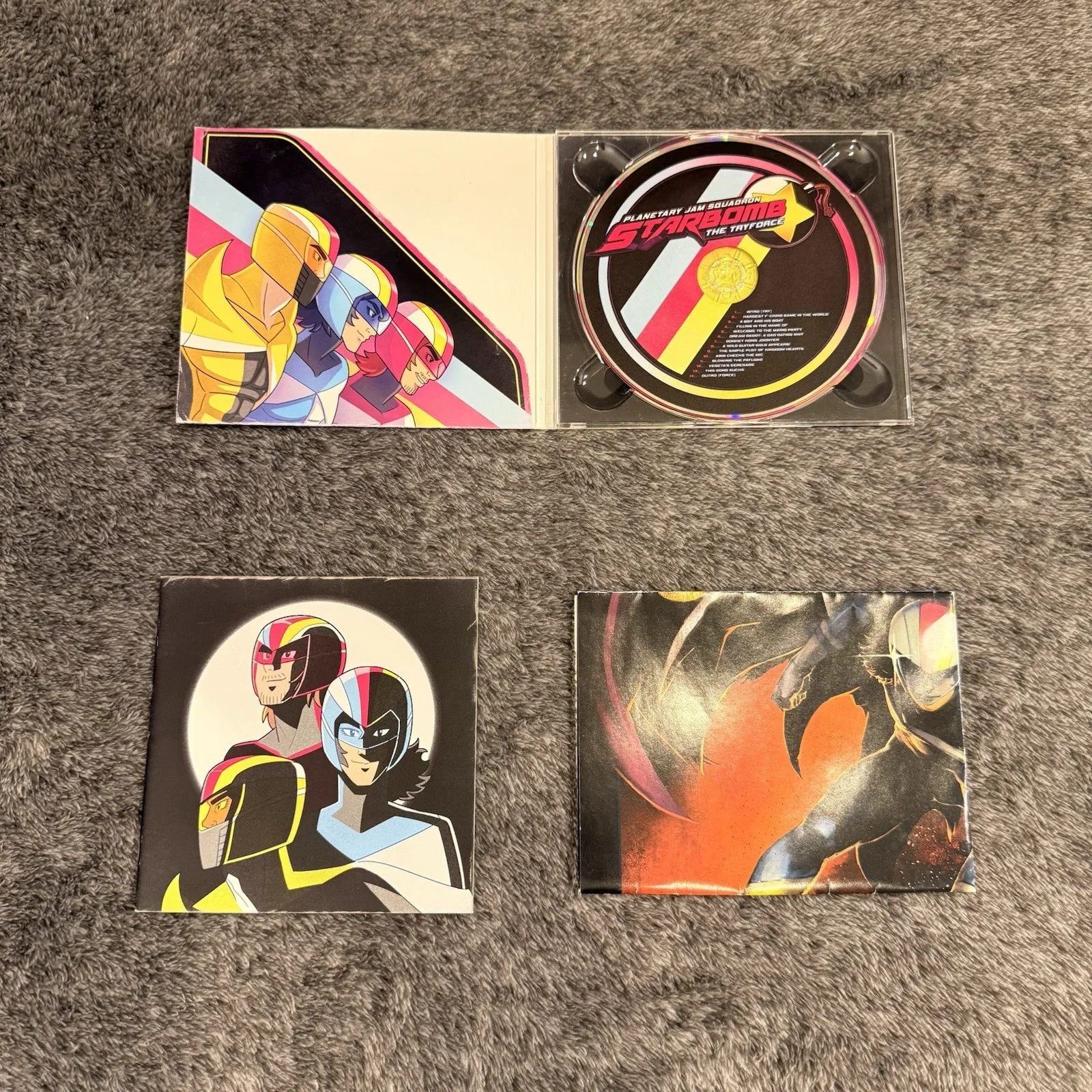 Starbomb The Tryforce Signed CD COMPLETE with Poster and Paper, image 2