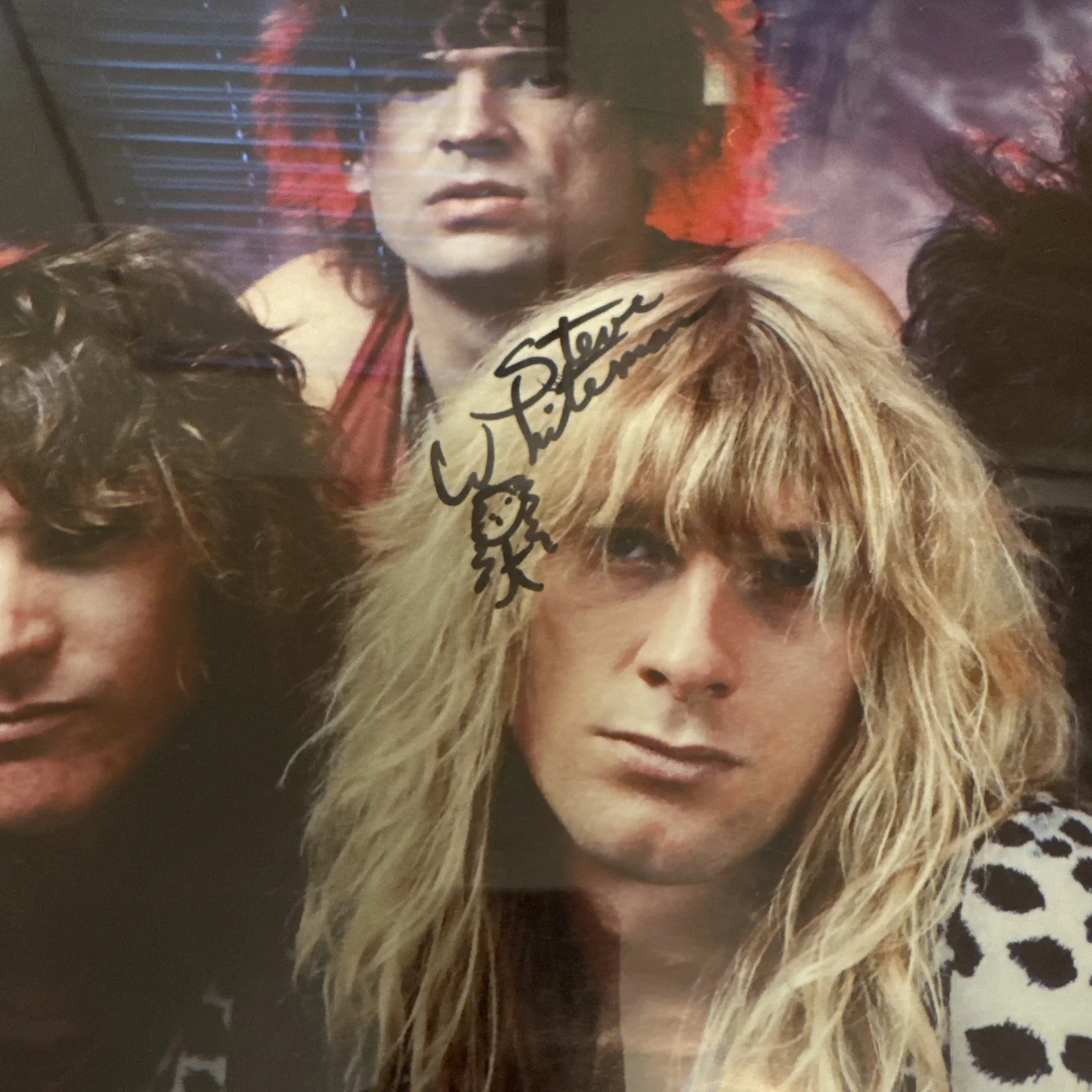 SIGNED KIX PROMO POSTER WHITEMAN CHALFANT FORSYTHE YOUNKINS ATLANTIC RECORDS EX, изображение 2