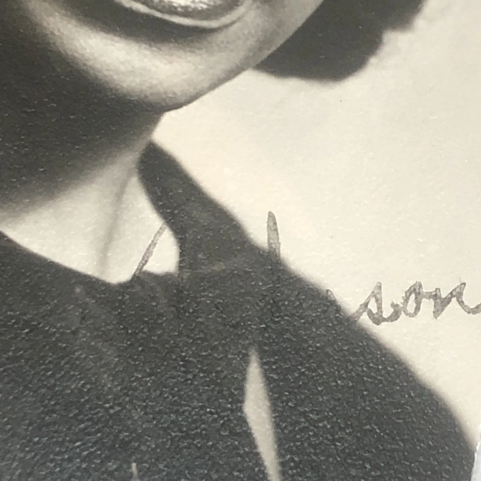 Marian Anderson hand SIGNED 1950's Photo African American Opera Singer, image 5