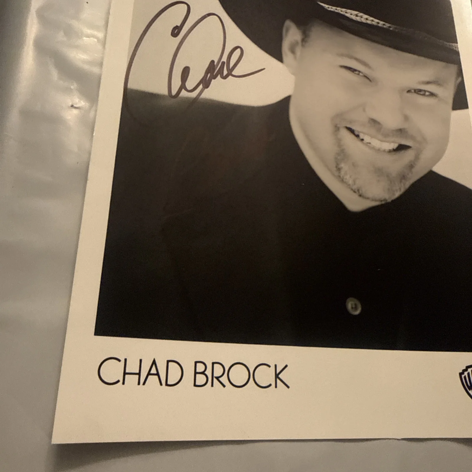 Chad Brock Signed Picture Warner Bros., image 3