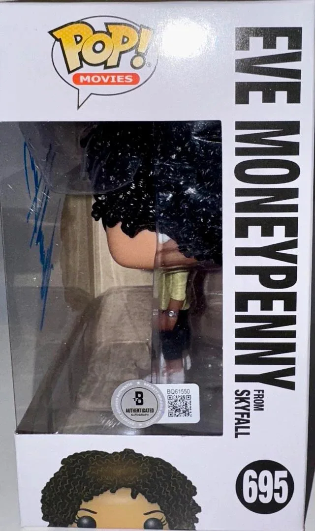 Naomie Harris Signed Funko #695 "Eve Moneypenny" (James Bond) - Beckett COA #02, изображение 3
