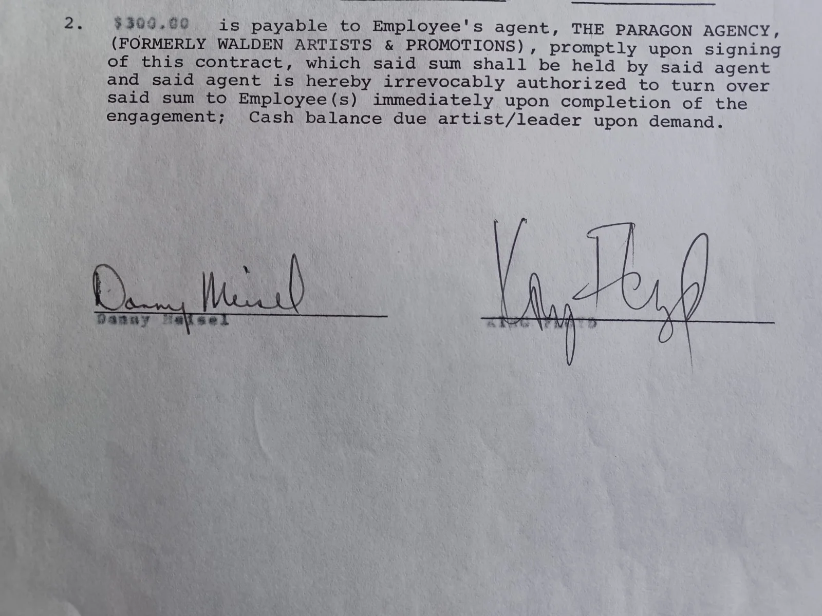 King Floyd (d. 2006) Signed 1972 Contract - Soul Singer - Groove Me - L, изображение 2