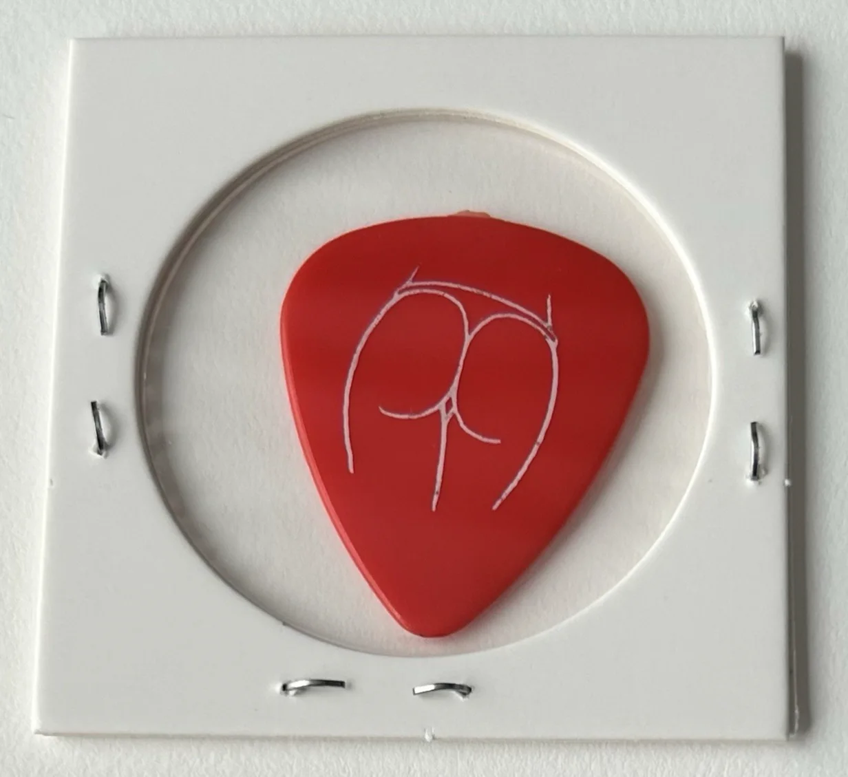 Lita Ford Signature Tour Guitar Pick - Kiss My ... - Dangerous Curves - Red, изображение 2
