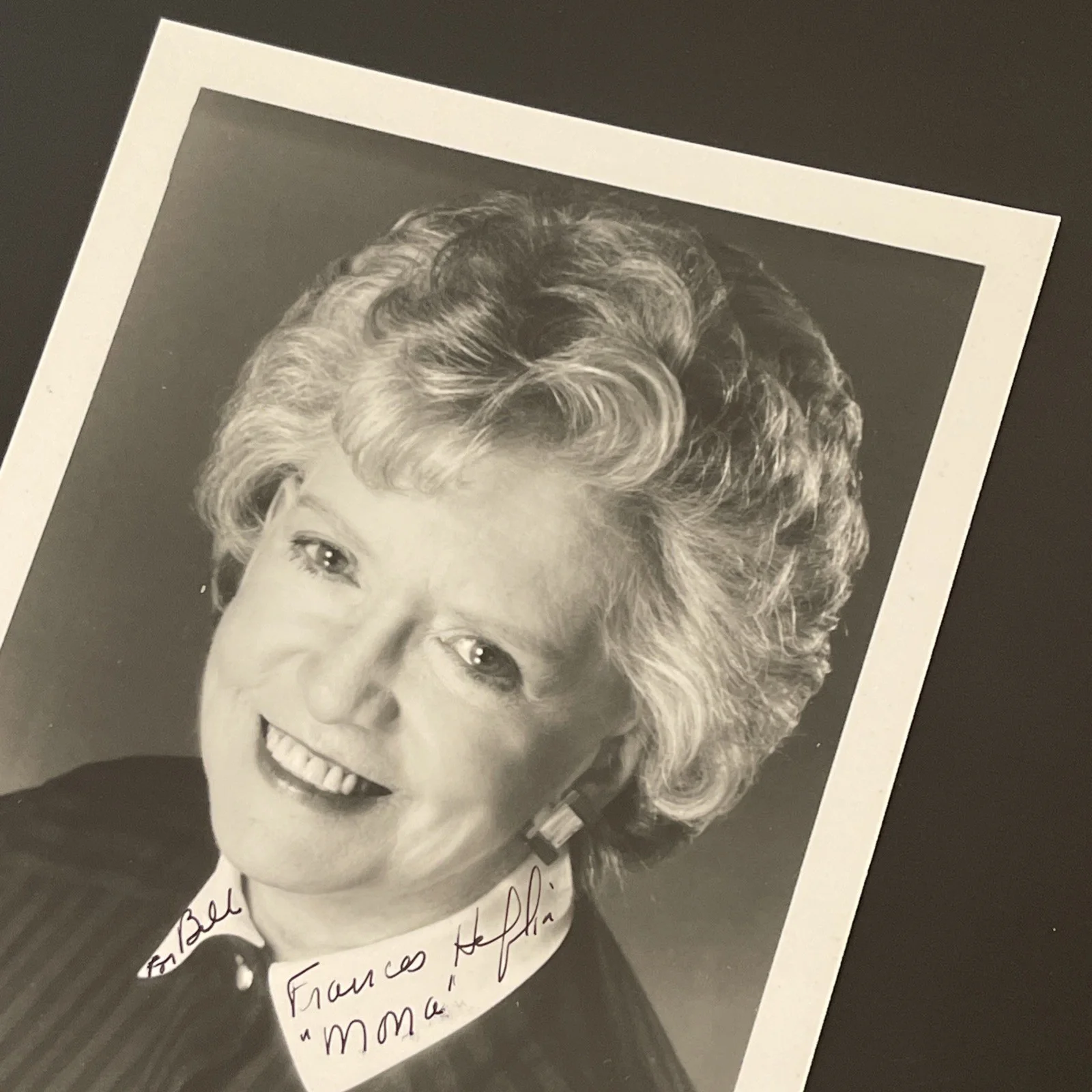 FRANCES HEFLIN “Mona” General Hospital: Hand Signed Celebrity Photo 5 x 7” / KSK, image 3
