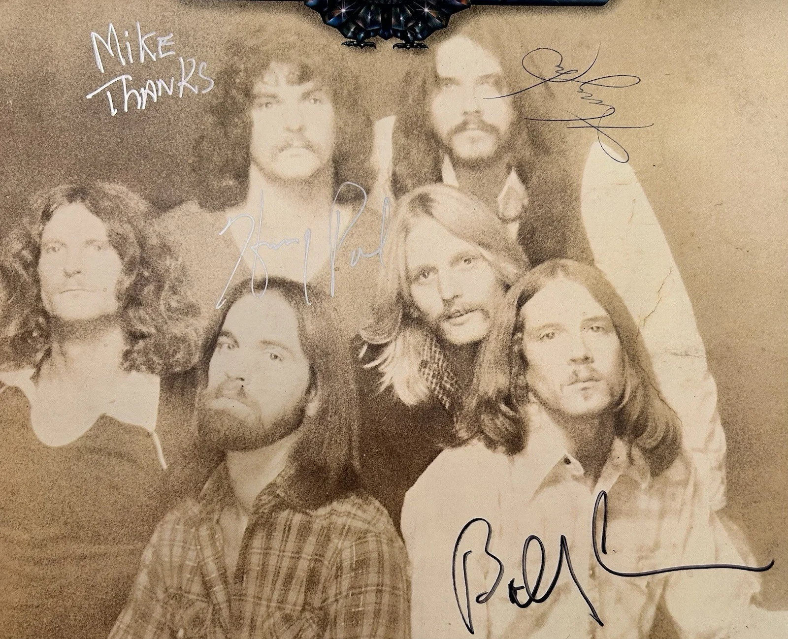 Henry Paul Band "Grey Ghost" Vinyl - Autographed/Signed - Henry Paul + 3, изображение 3