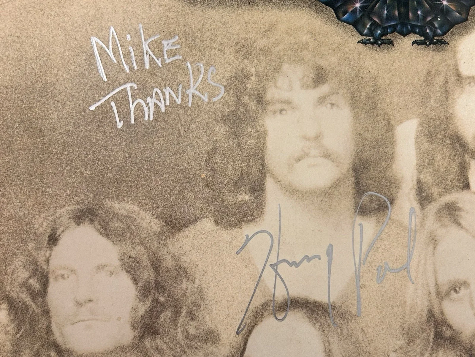 Henry Paul Band "Grey Ghost" Vinyl - Autographed/Signed - Henry Paul + 3, изображение 4